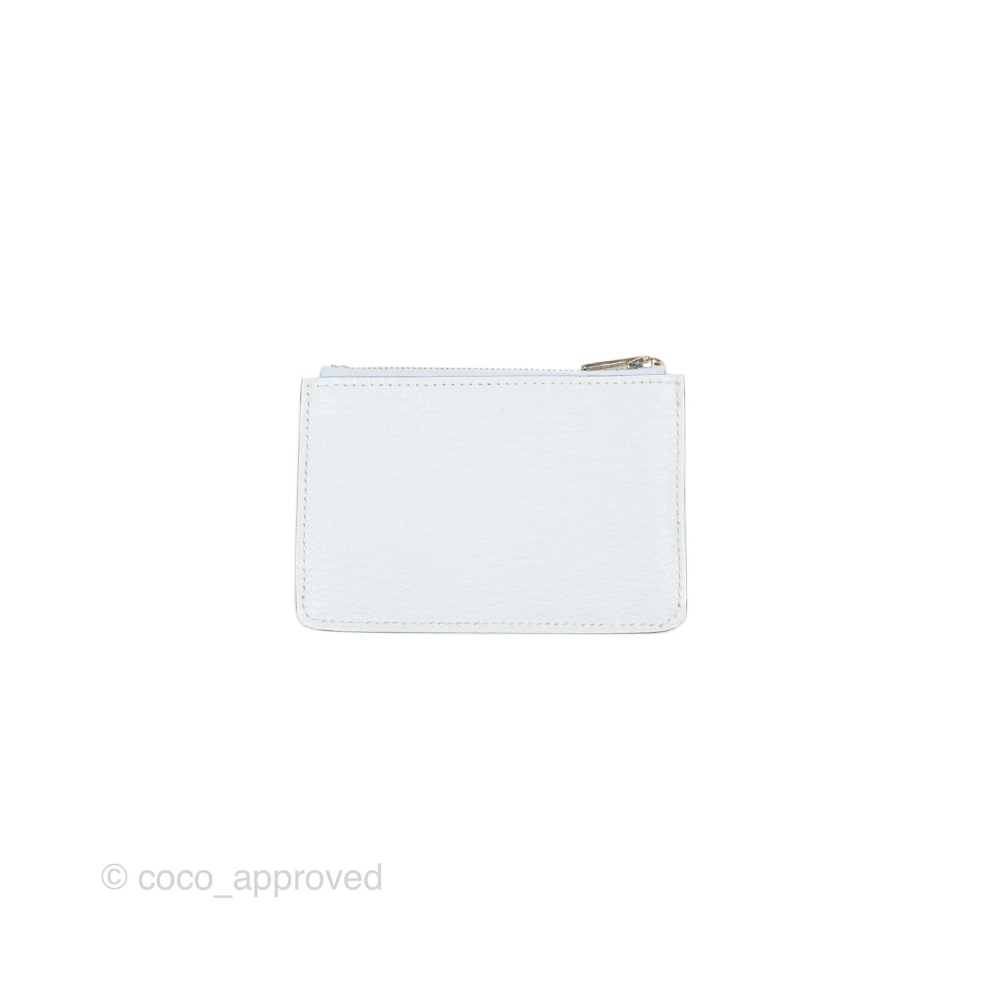 Hermès Roulis Slim Wallet Bleu Brume Chevre Mysore Palladium Hardware