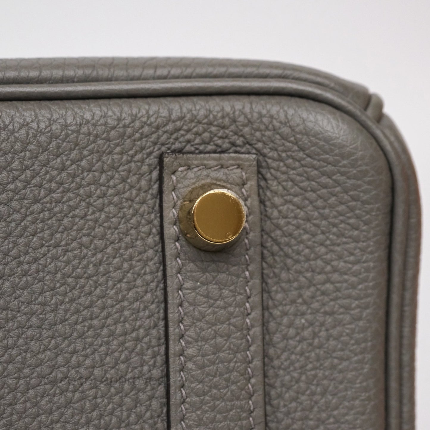 Hermès Birkin 25 Retourne Gris Meyer 0L Togo Gold Hardware