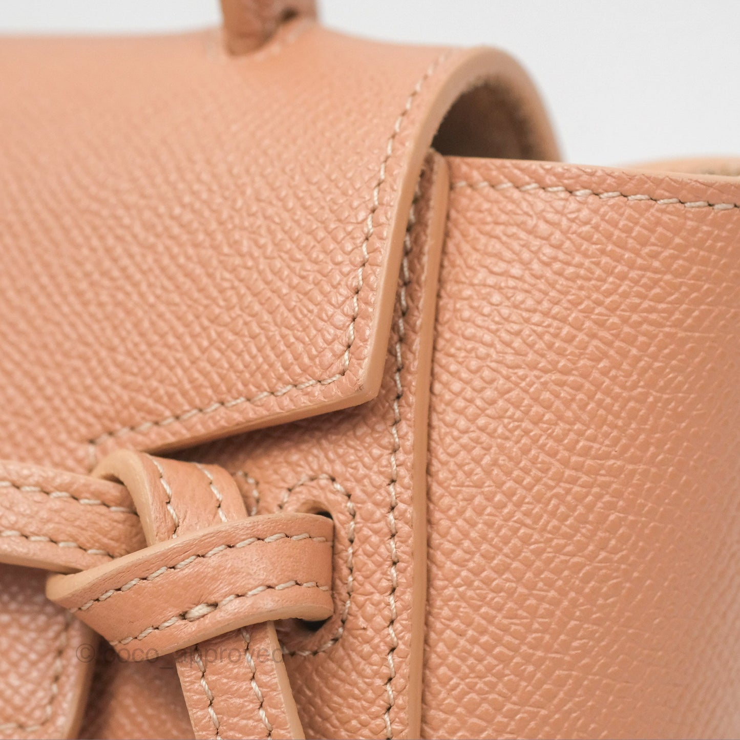 Celine Pico Belt Bag Desert Rose Grained Calfskin Gold Hardware