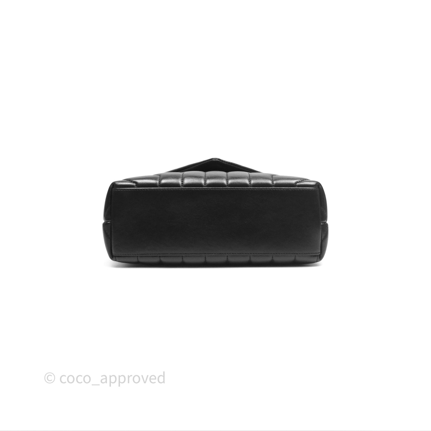 Saint Laurent Loulou Small Flap Bag Black Silver Hardware