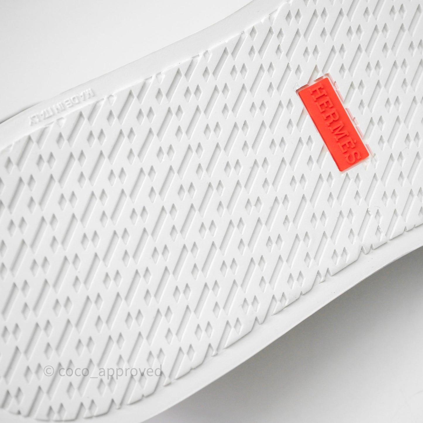 Hermès Daydream High-Top White Sneakers Kelly Buckle Size 40