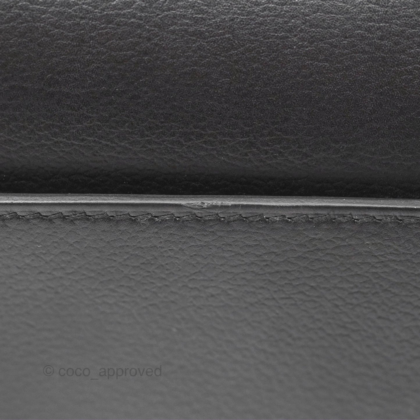 Hermès Roulis Mini 18 Black Noir 89 Veau Evergrain Permabrass Hardware
