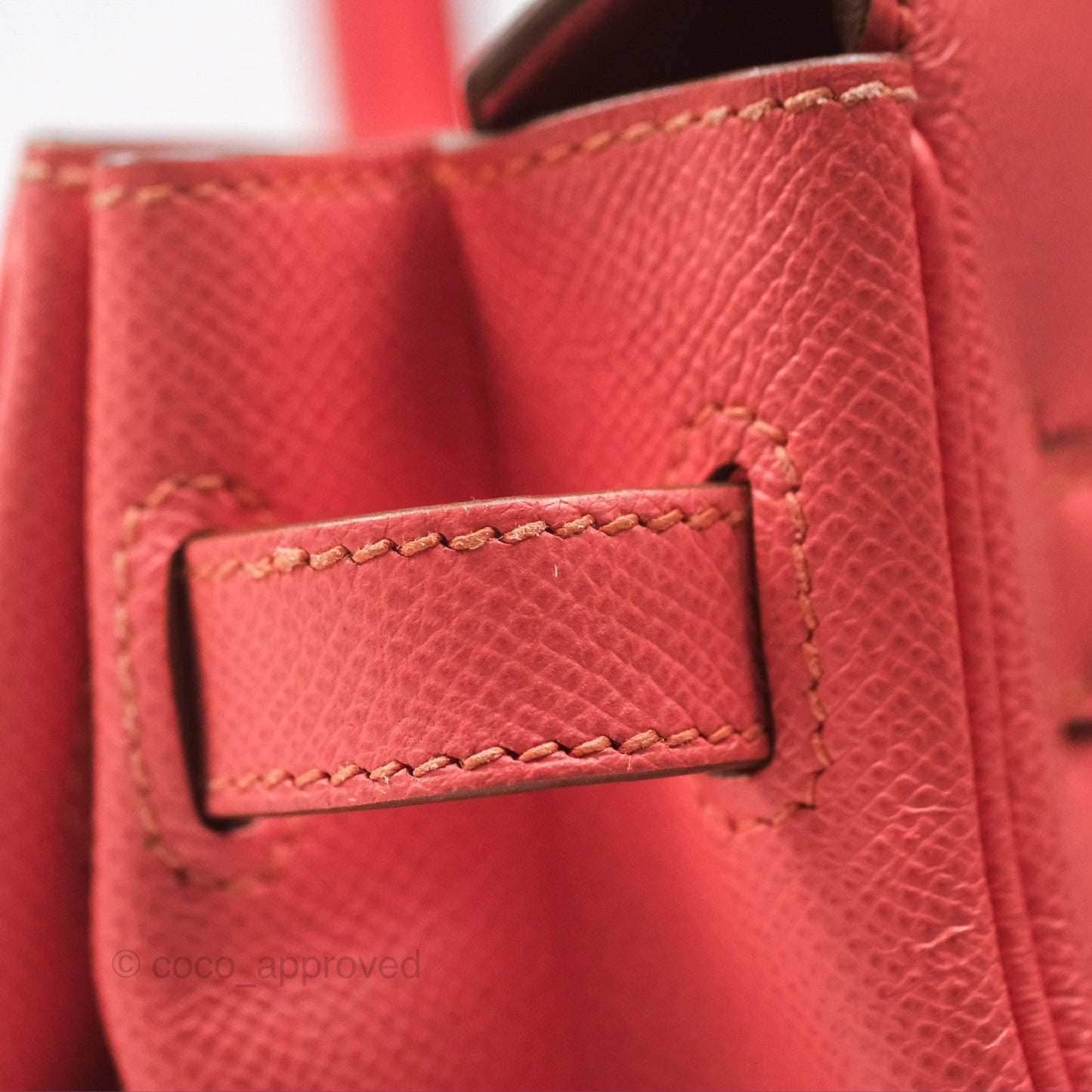 Hermès Birkin 30 Retourne Flamingo I5 Epsom Gold Hardware
