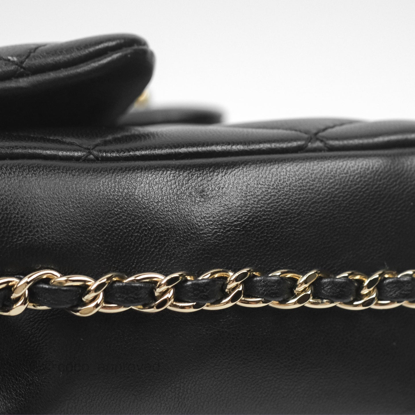 Chanel Small My Precious Flap Black Lambskin Gold Hardware