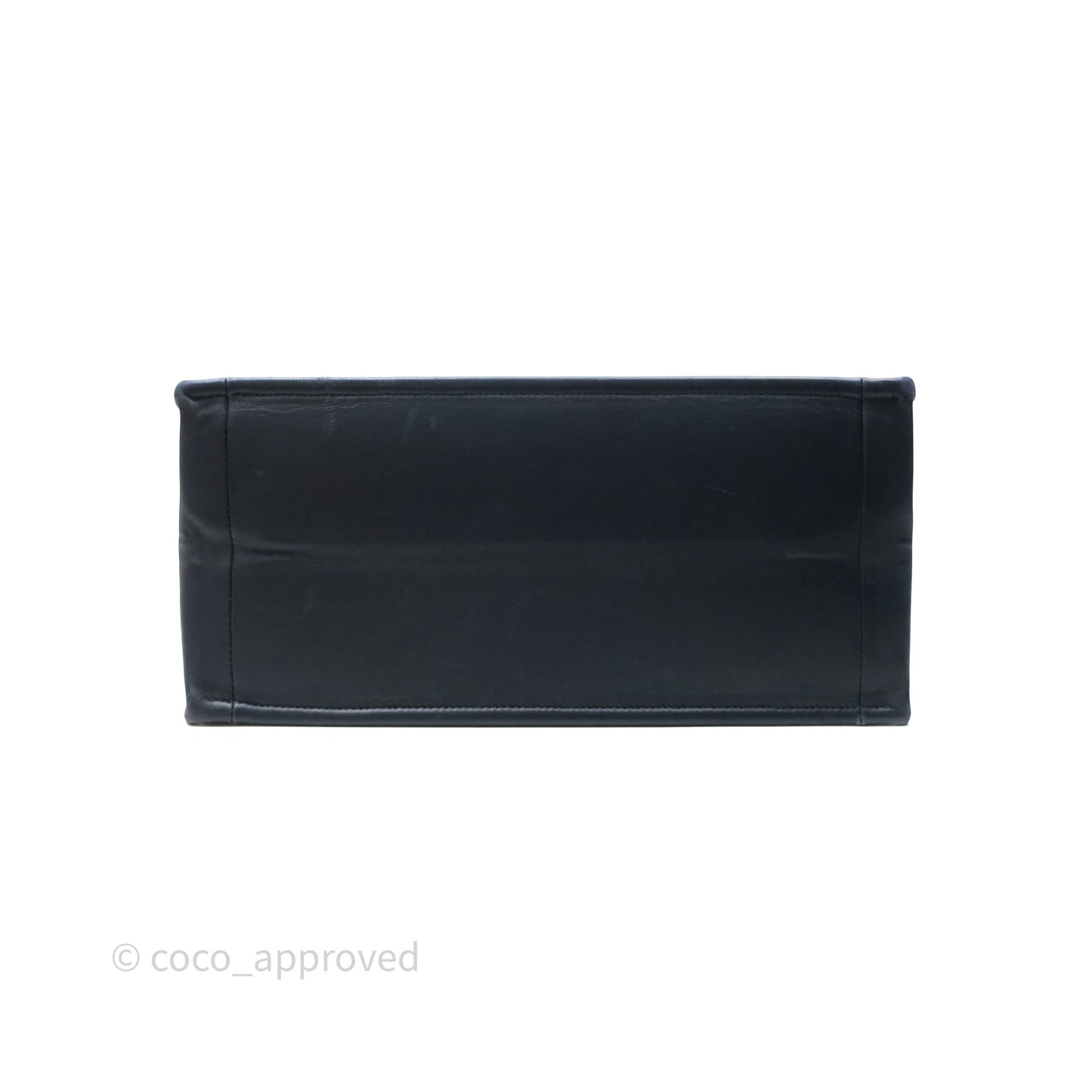 Christian Dior Medium Book Tote Blue Calfskin