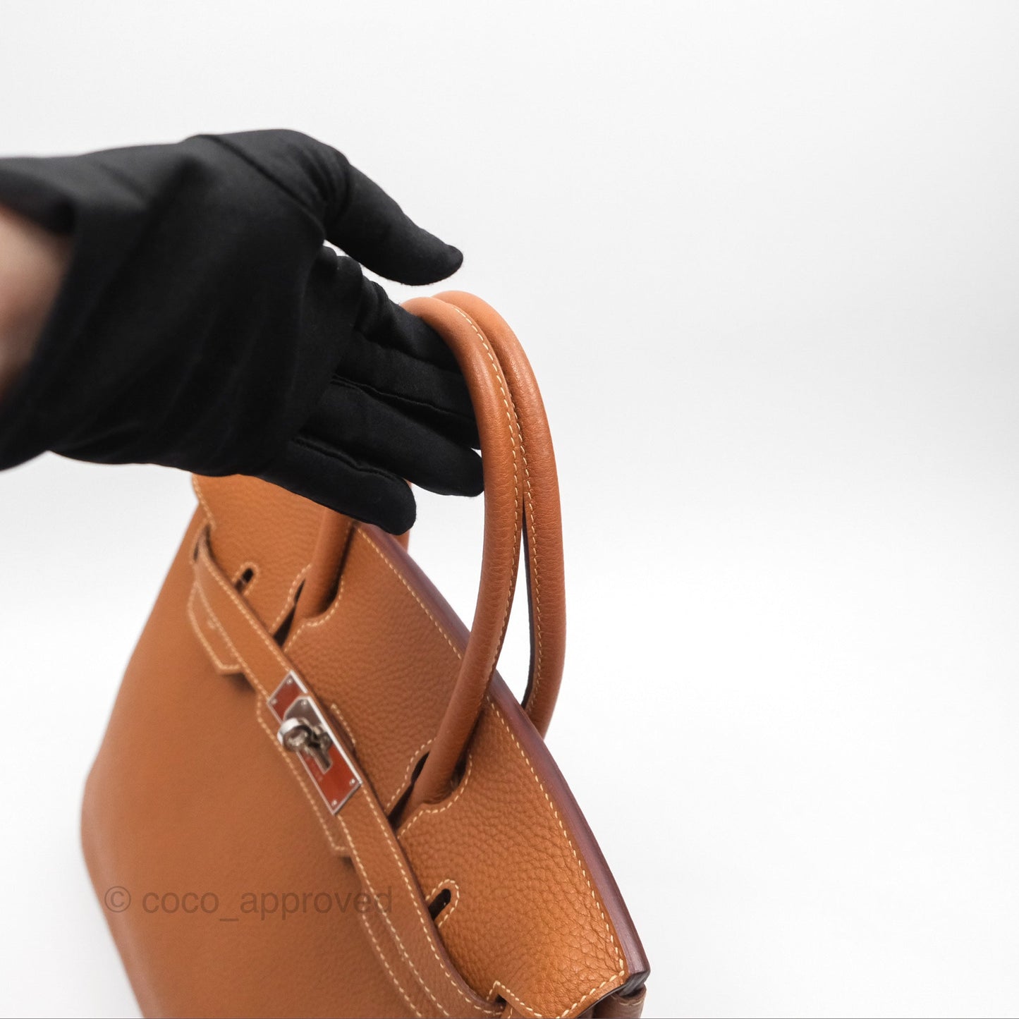 Hermès Birkin 30 Retourne Gold 37 Clemence Palladium Hardware