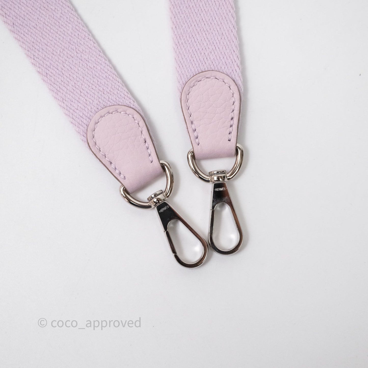 Hermes Mini Evelyne 16 Mauve Pâle 09 Clemence Palladium Hardware