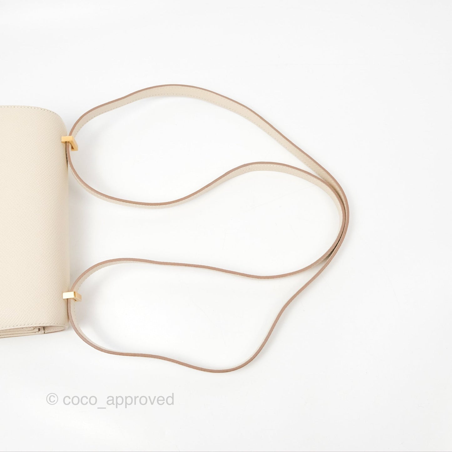 Hermès Constance Mini 18cm Craie Epsom Gold Hardware