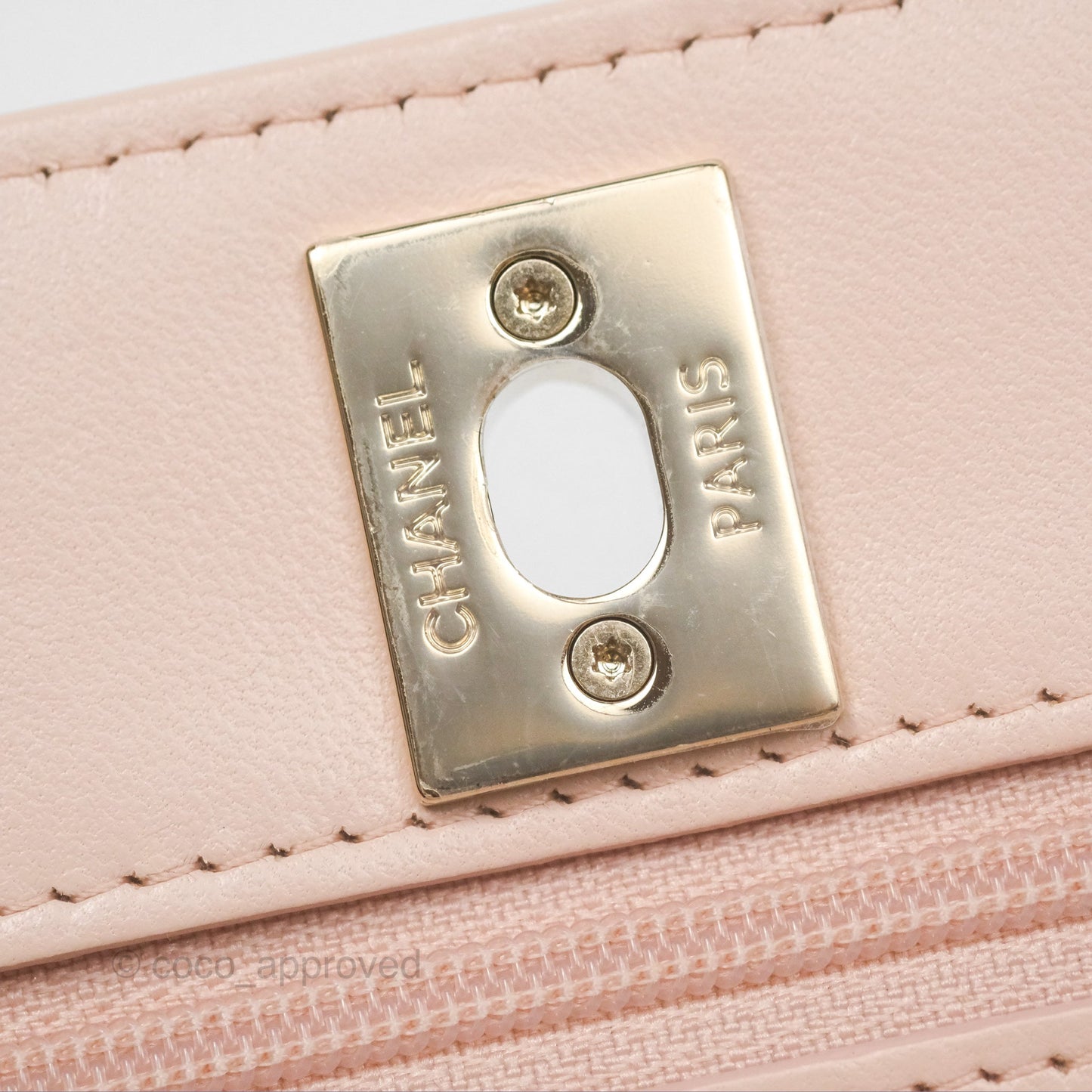 Chanel Trendy CC WOC Quilted Light Pink Lambskin Gold Hardware