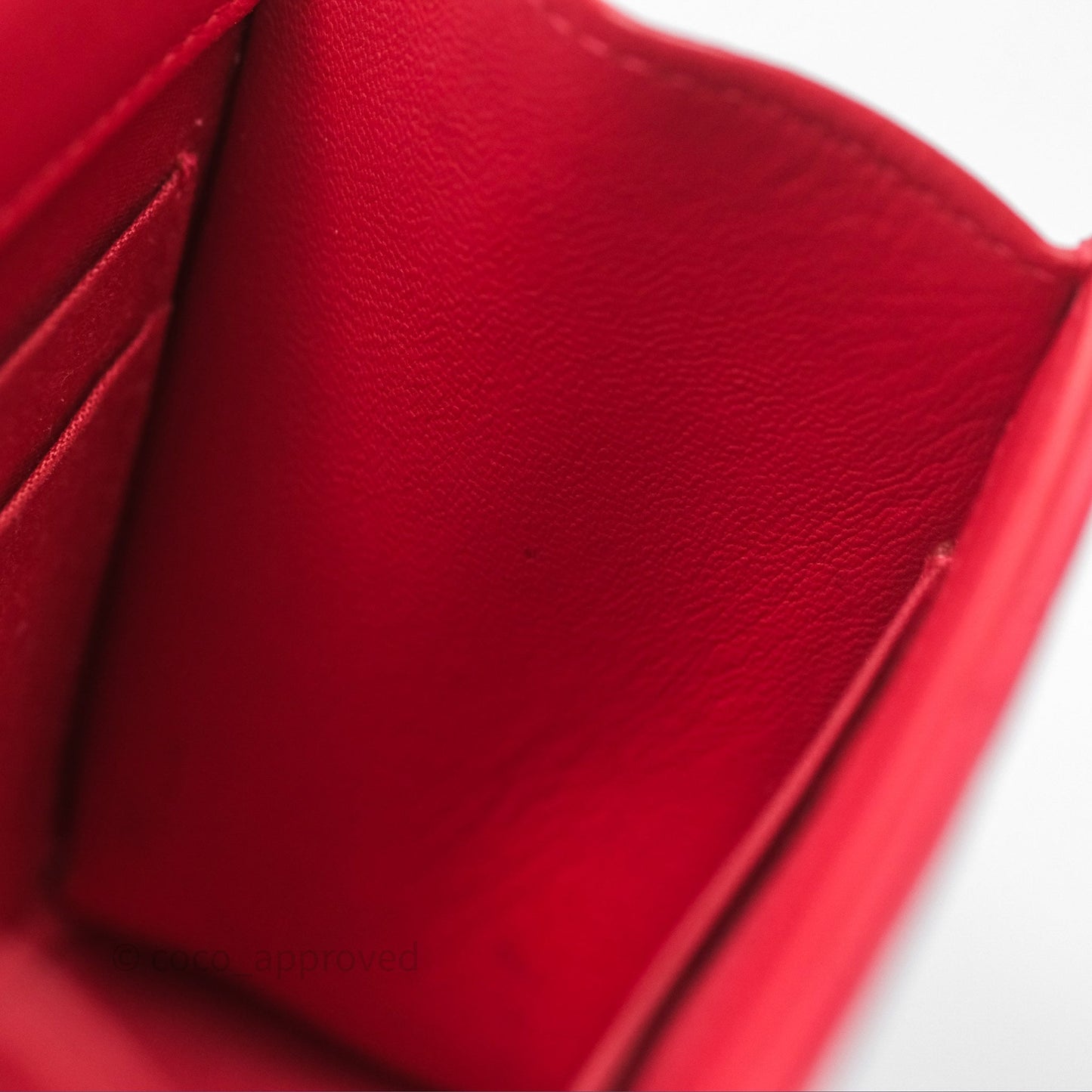 Chanel Mini Quilted Trendy CC Clutch With Chain Red Lambskin Gold Hardware