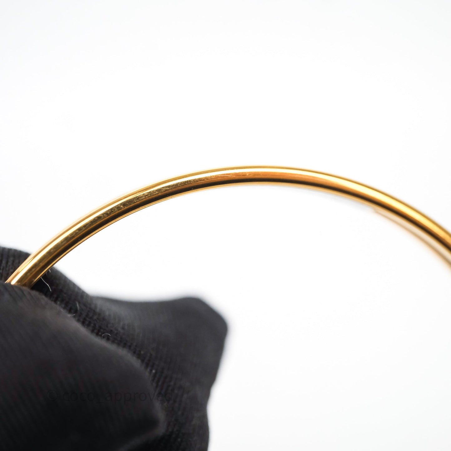 Hermès OP'H Bangle White/ Multicolor Rose Gold Hardware