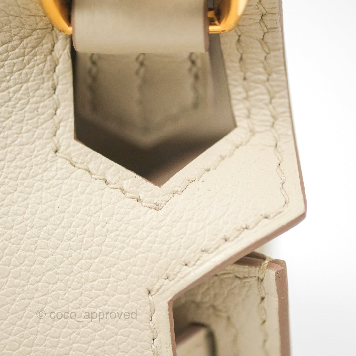 Hermès Mini Jypsiere Beton Evercolor Gold Hardware