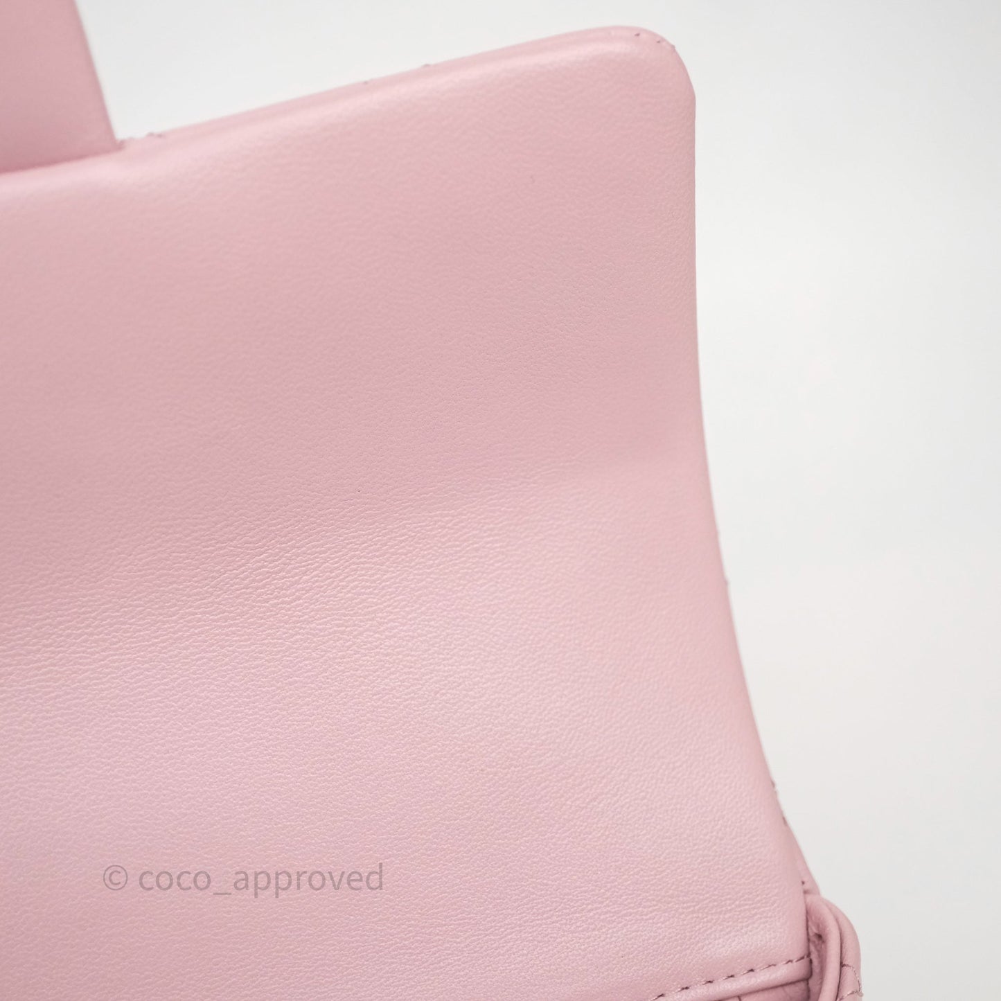 Chanel Top Handle Mini Rectangular Flap Lilac Pink Lambskin Gold Hardware