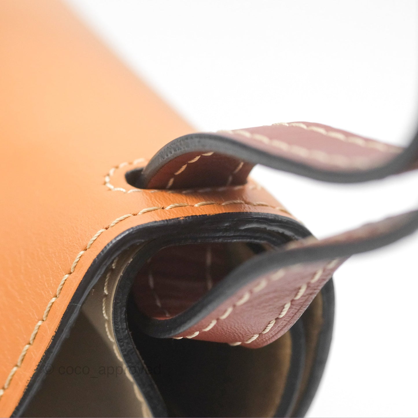 Loewe Small Gate Bag Smooth Calfskin Amber/Light Grey/Rust