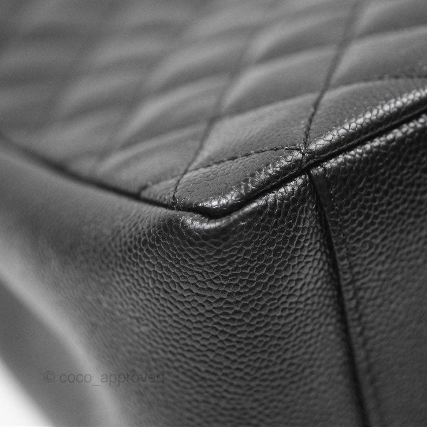 Chanel GST Black Caviar Gold Hardware