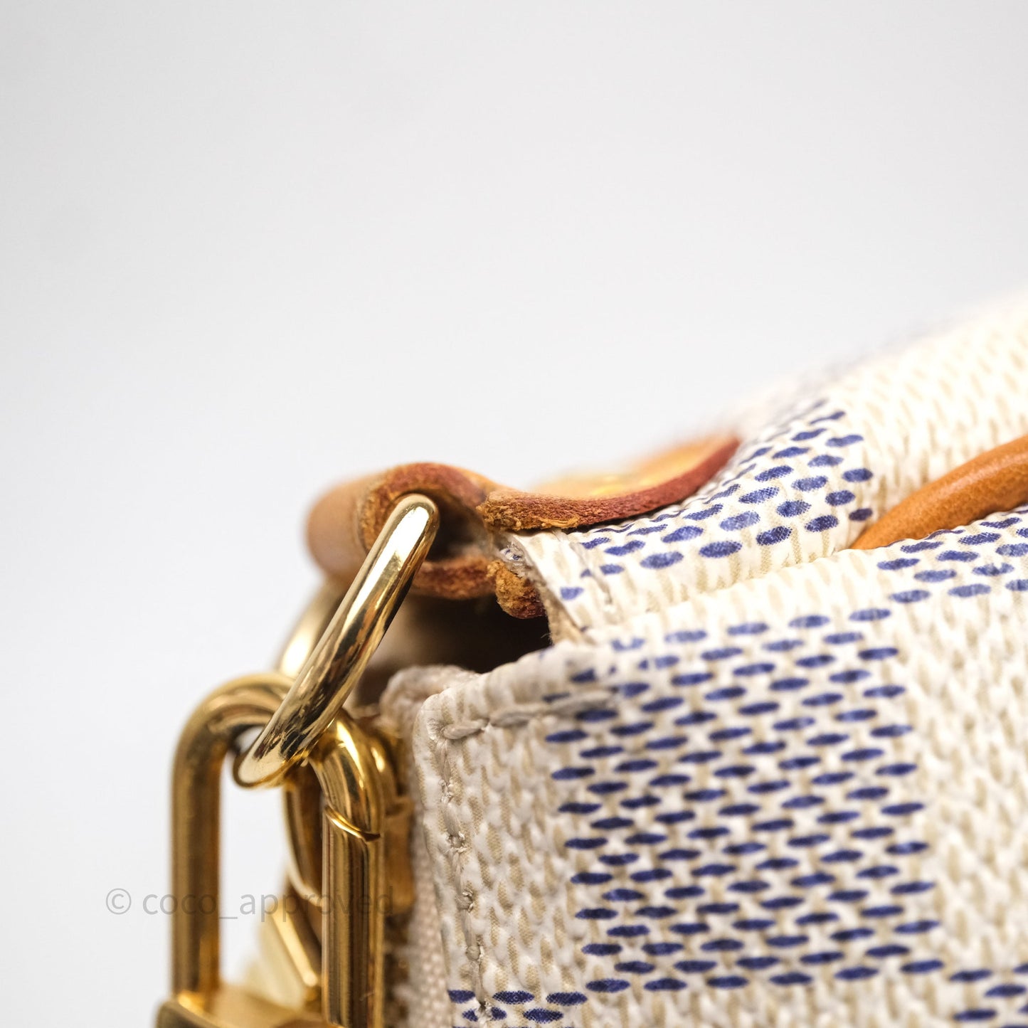 Louis Vuitton Eva Damier Azur Canvas Shoulder Bag