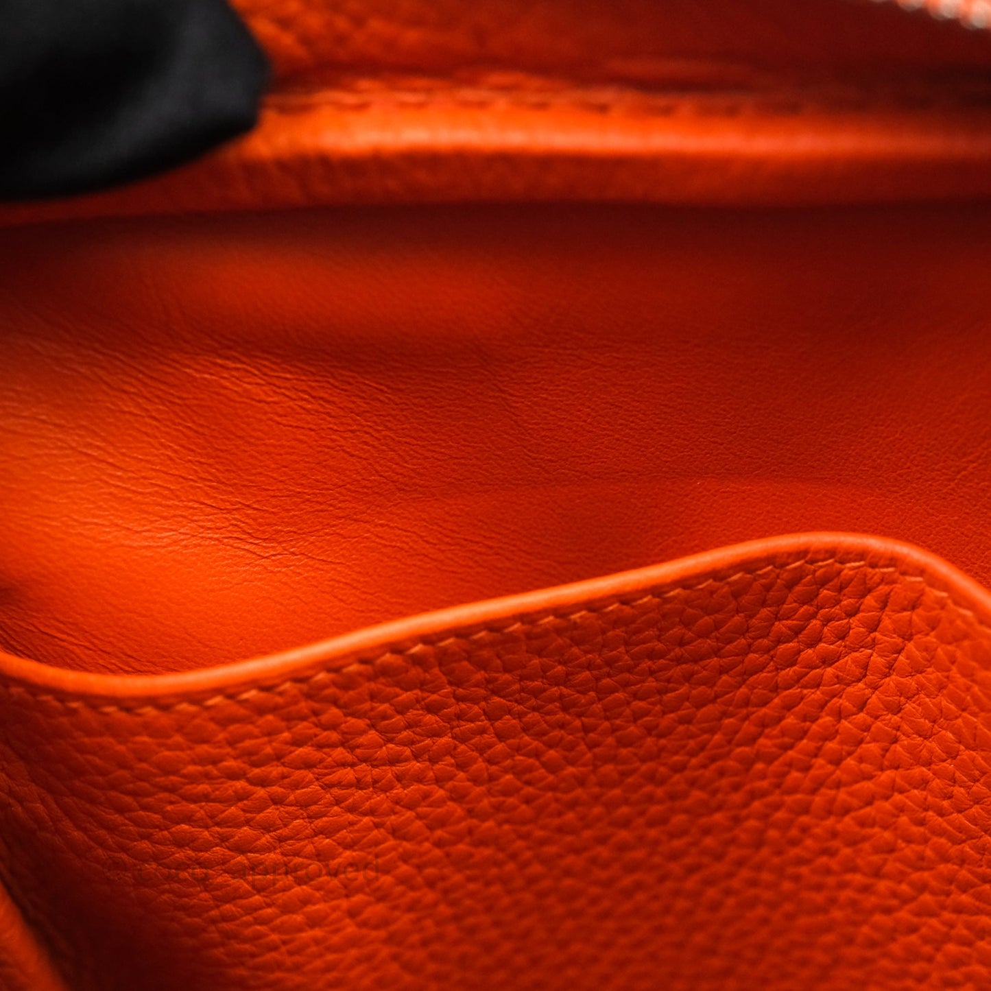 Hermès Lindy 30 Orange 93 Clemence Palladium Hardware