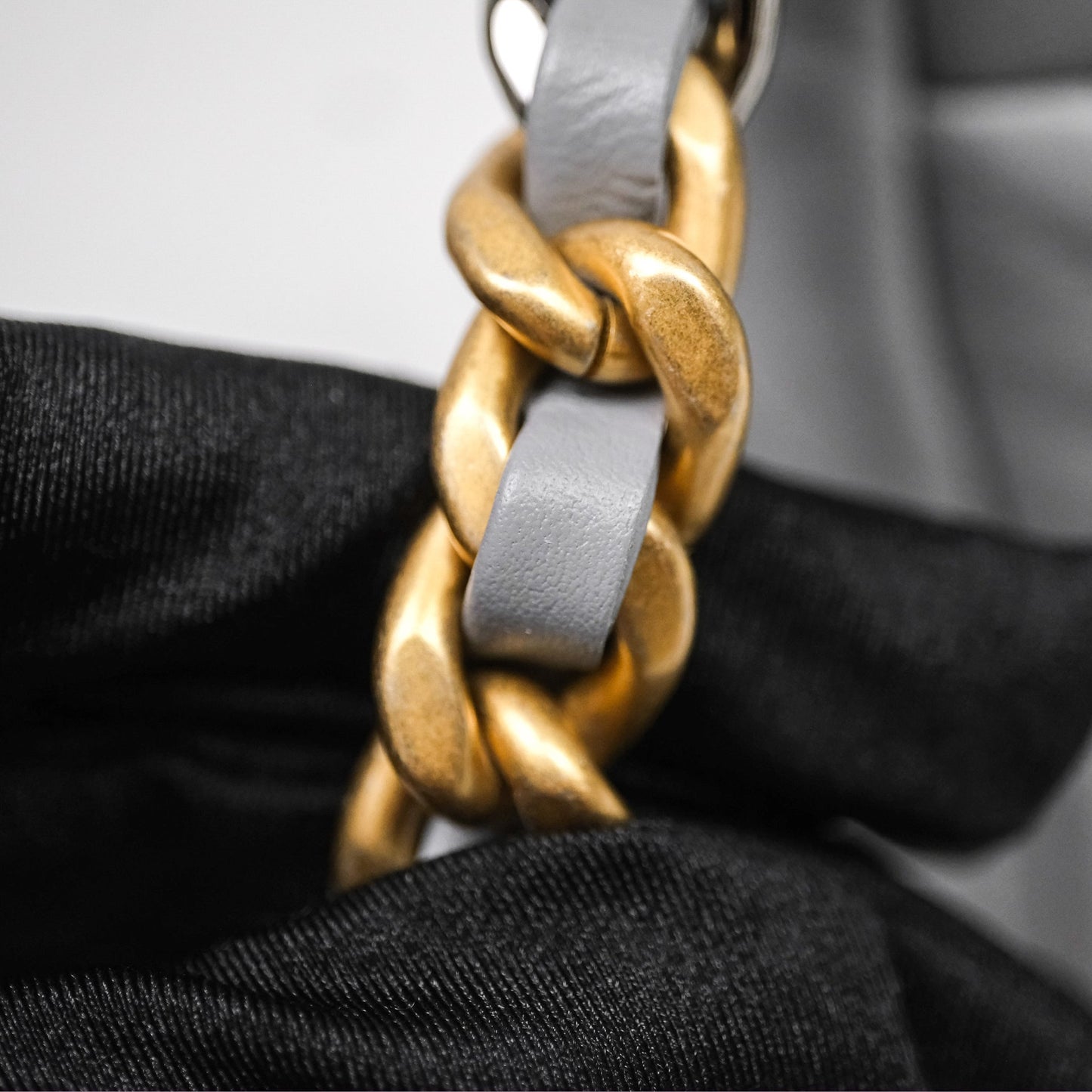 Chanel 19 Small Grey Mixed Hardware