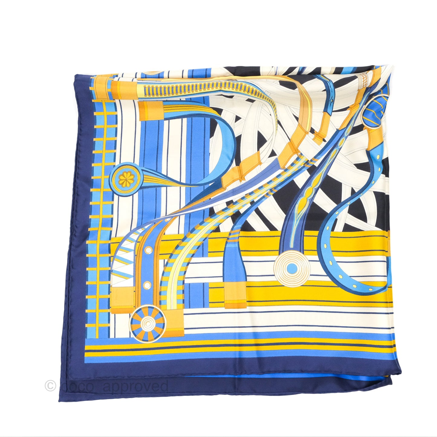 Hermes Voltes et Pirouettes Scarf 90