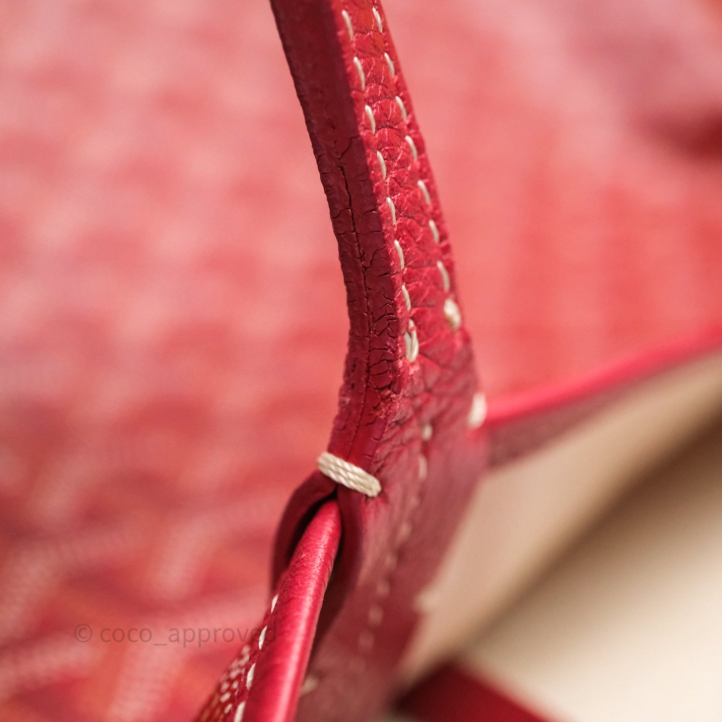 Goyard St Louis Tote GM Red