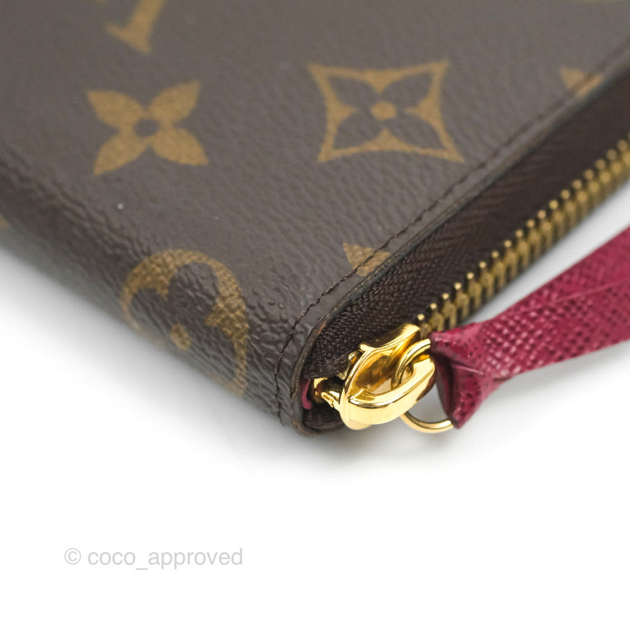 Louis Vuitton Clémence Wallet Monogram Canvas Fuchsia