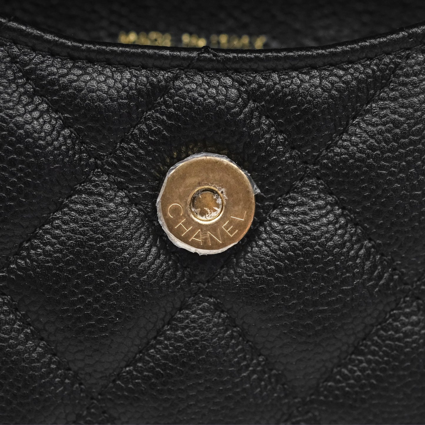 Chanel Mini Clutch With Heart Adjustable Chain Black Caviar Aged Gold Hardware
