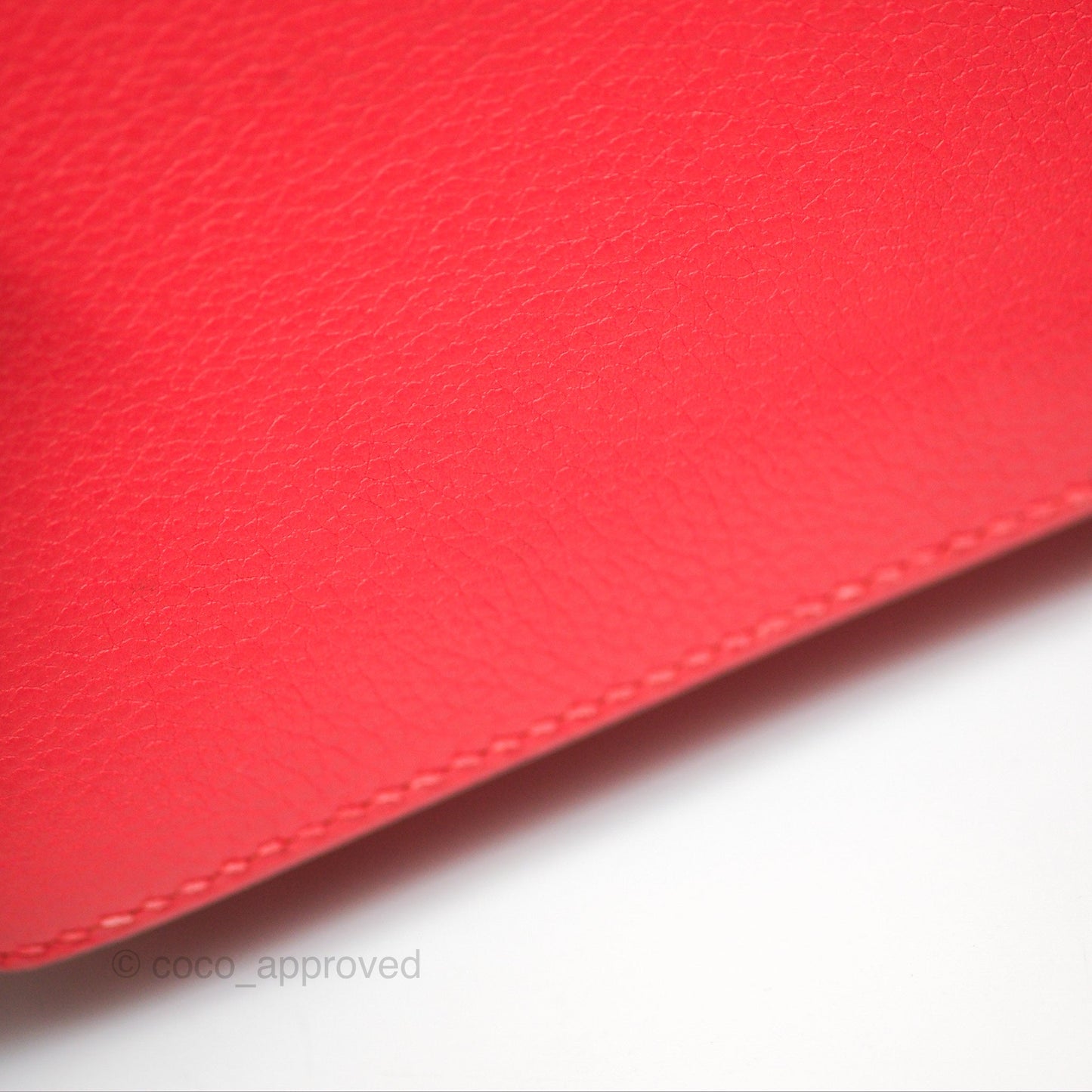 Hermès Roulis Mini 18 Rouge De Coeur Evercolor Permabrass Hardware