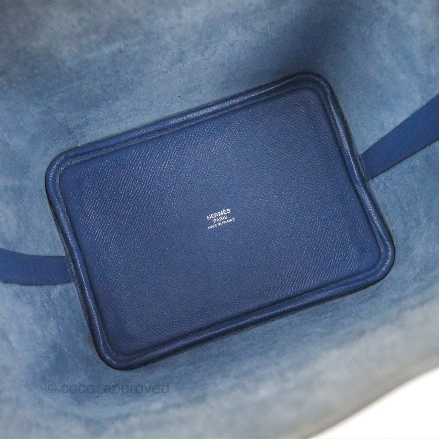 Hermès Tressage De Cuir Picotin Lock 18 Bleu Encre/Brique/Black Epsom Palladium Hardware
