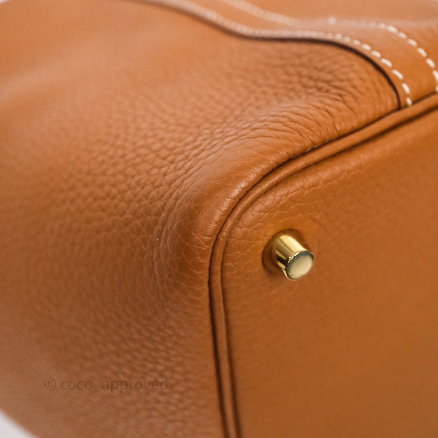 Hermès Picotin Lock 18 Gold 37 Clemence Gold Hardware