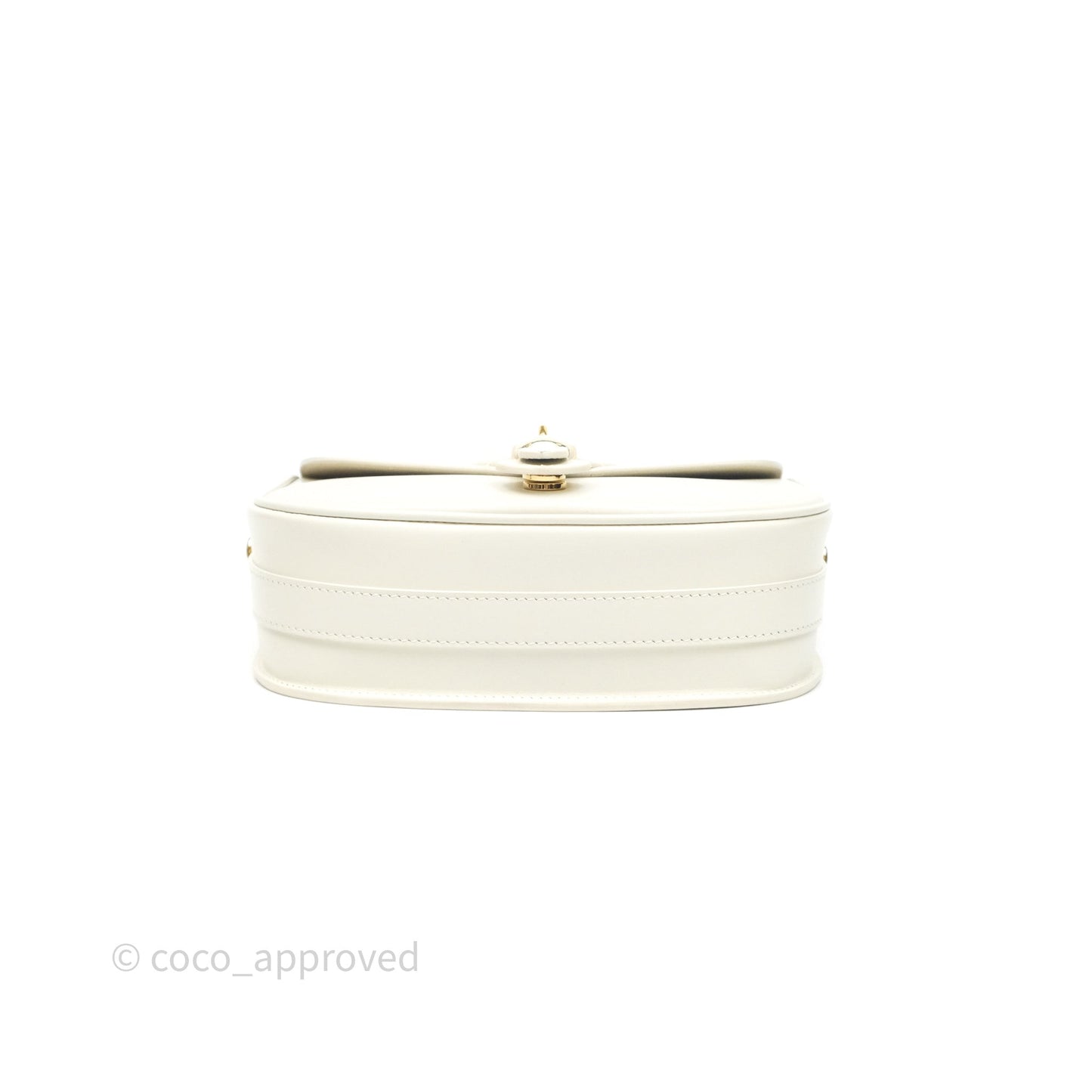 Christian Dior Medium Bobby Flap White Box Calfskin
