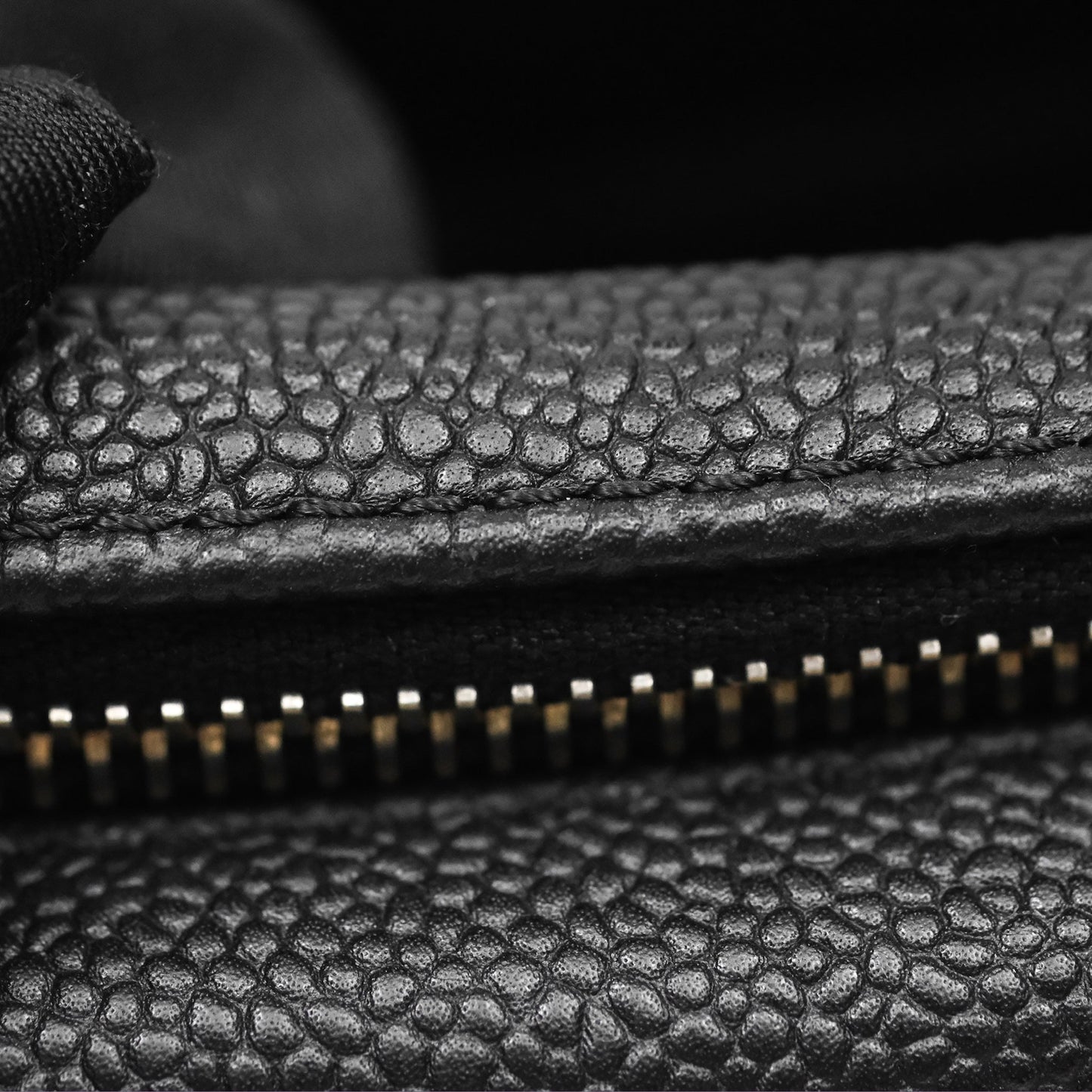 Chanel Quilted Easy Flap Bag Black Caviar Silver Hardware