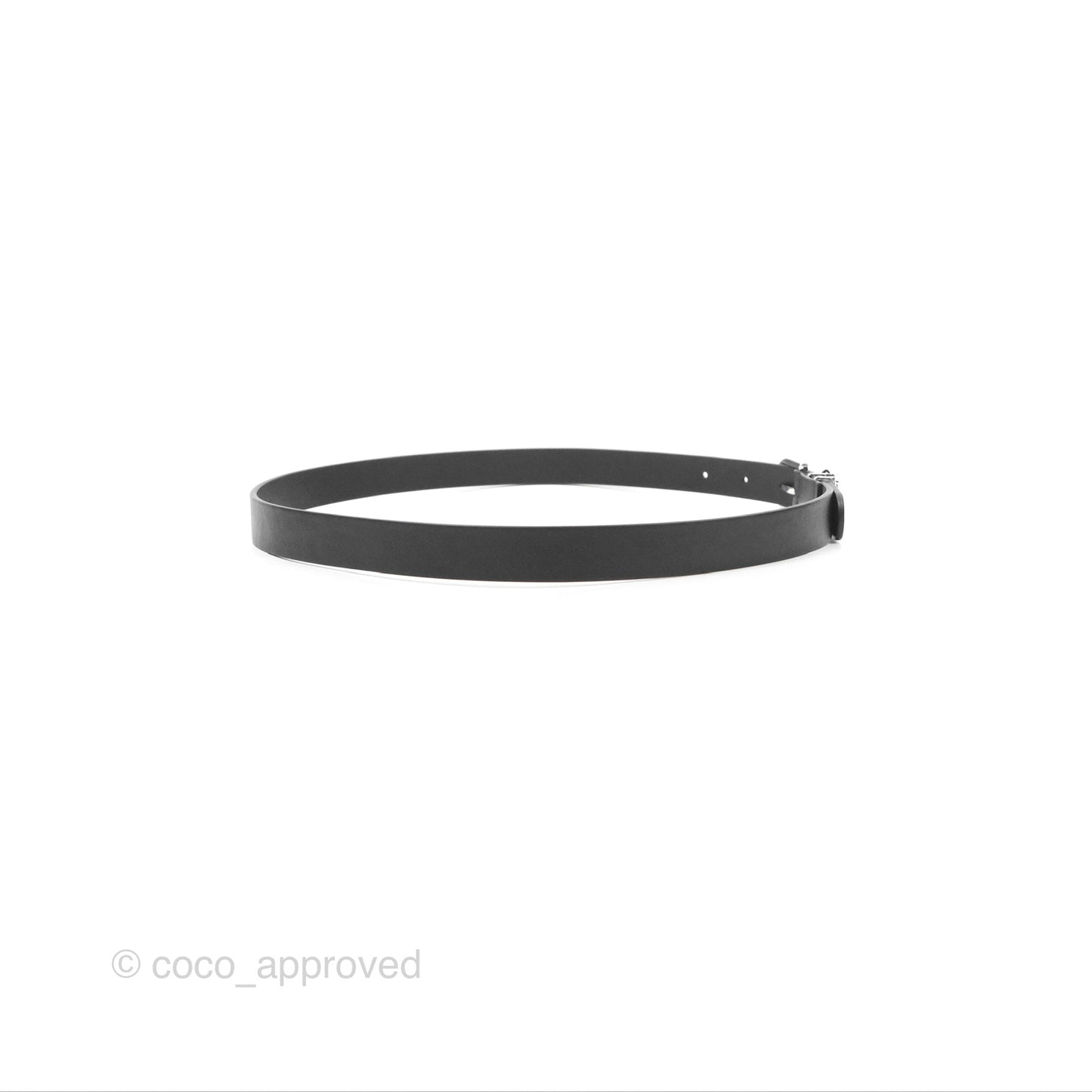 Chanel Crystal CC Black Leather Silver Hardware 75 | 30