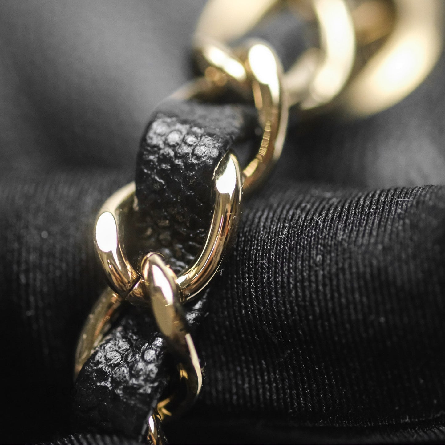 Chanel Mini Rectangular Chevron Black Caviar Gold Hardware