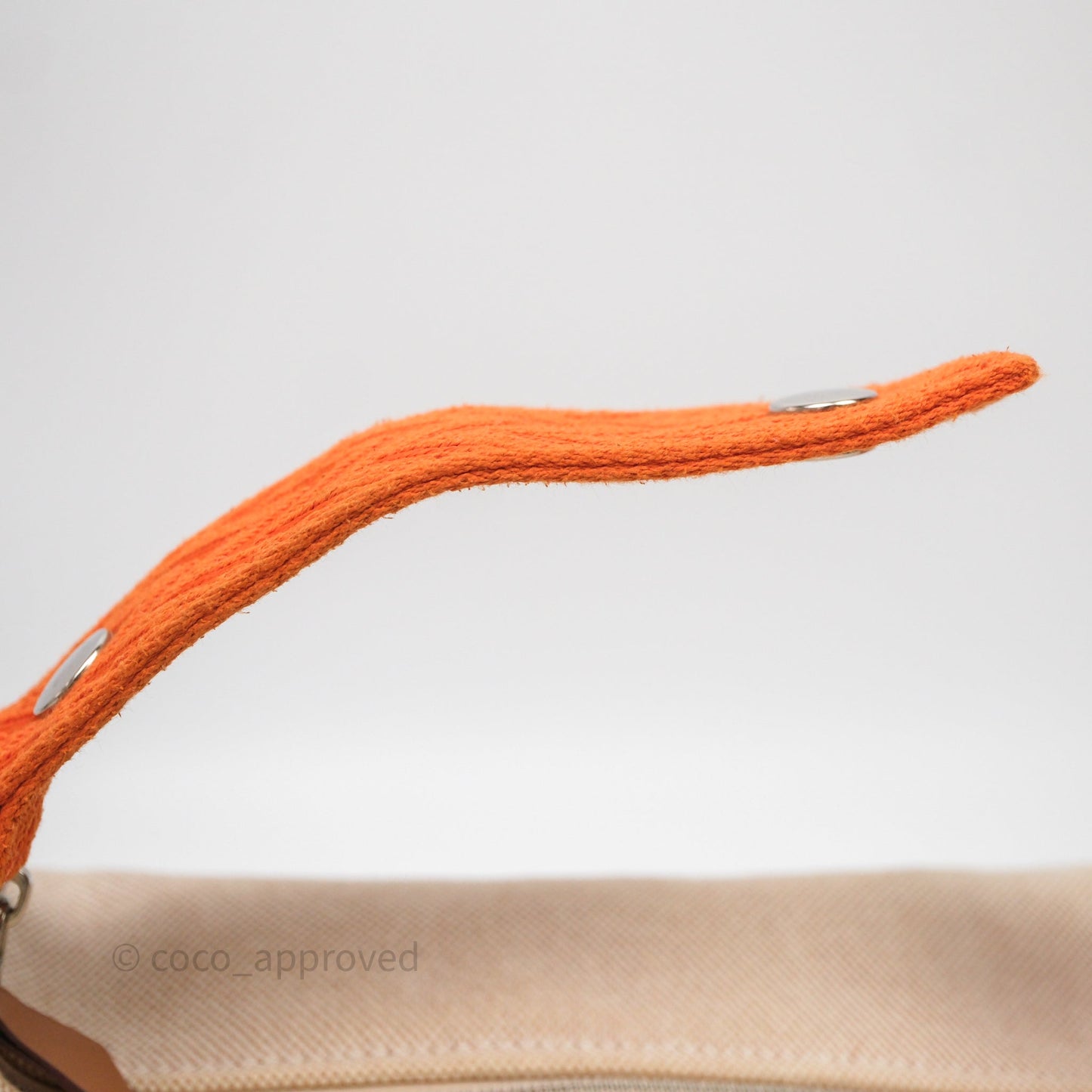 Hermès Small Bride-A-Brac Natural Orange Canvas