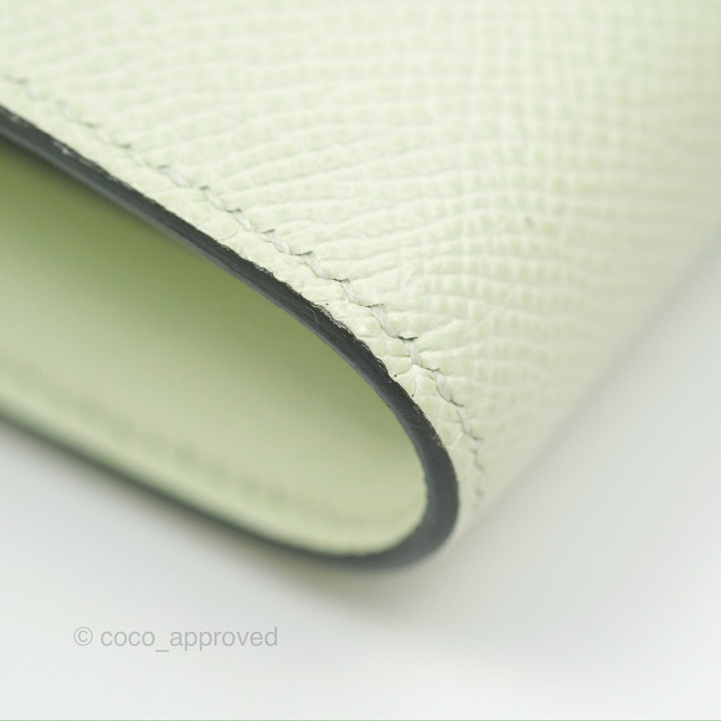 Hermès Constance To Go Wallet Vert Fizz Epsom Palladium Hardware