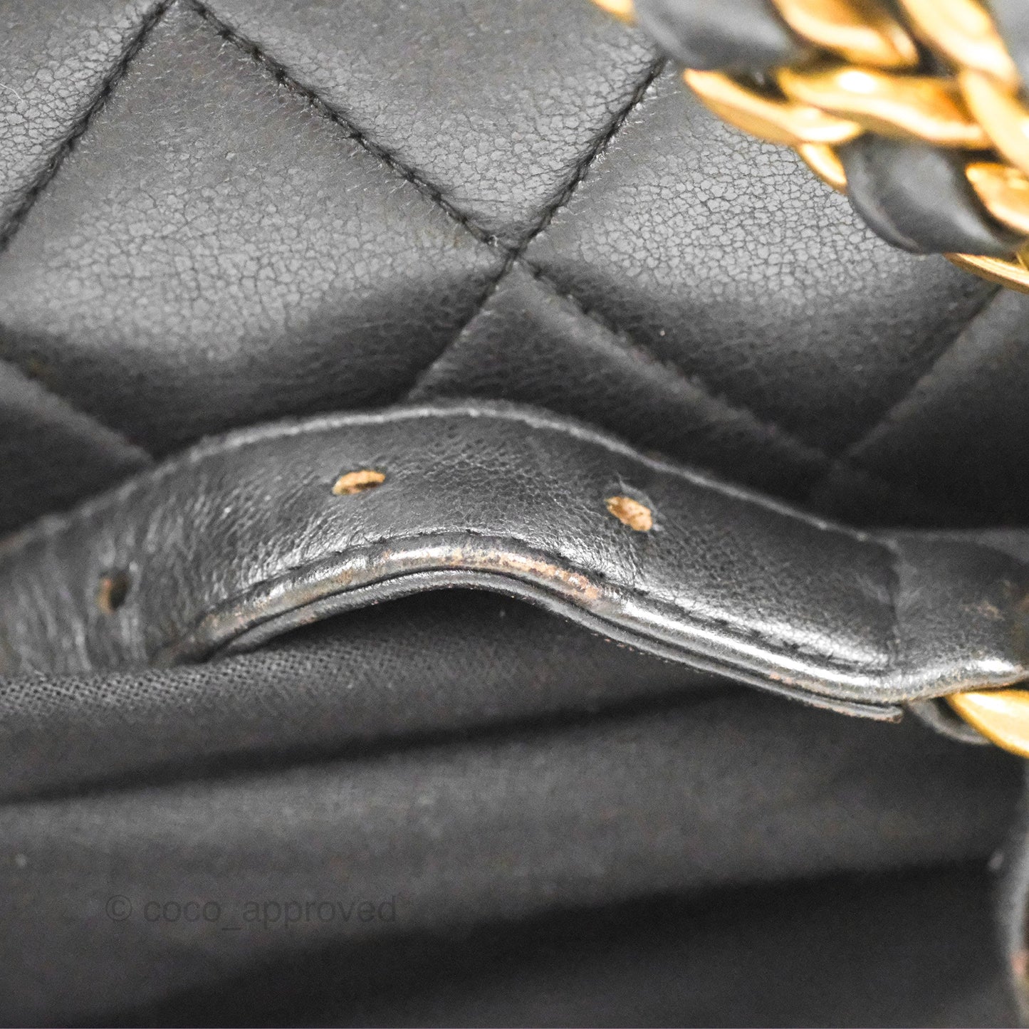 Chanel Vintage CC Duma Backpack Black Lambskin 24K Gold Hardware
