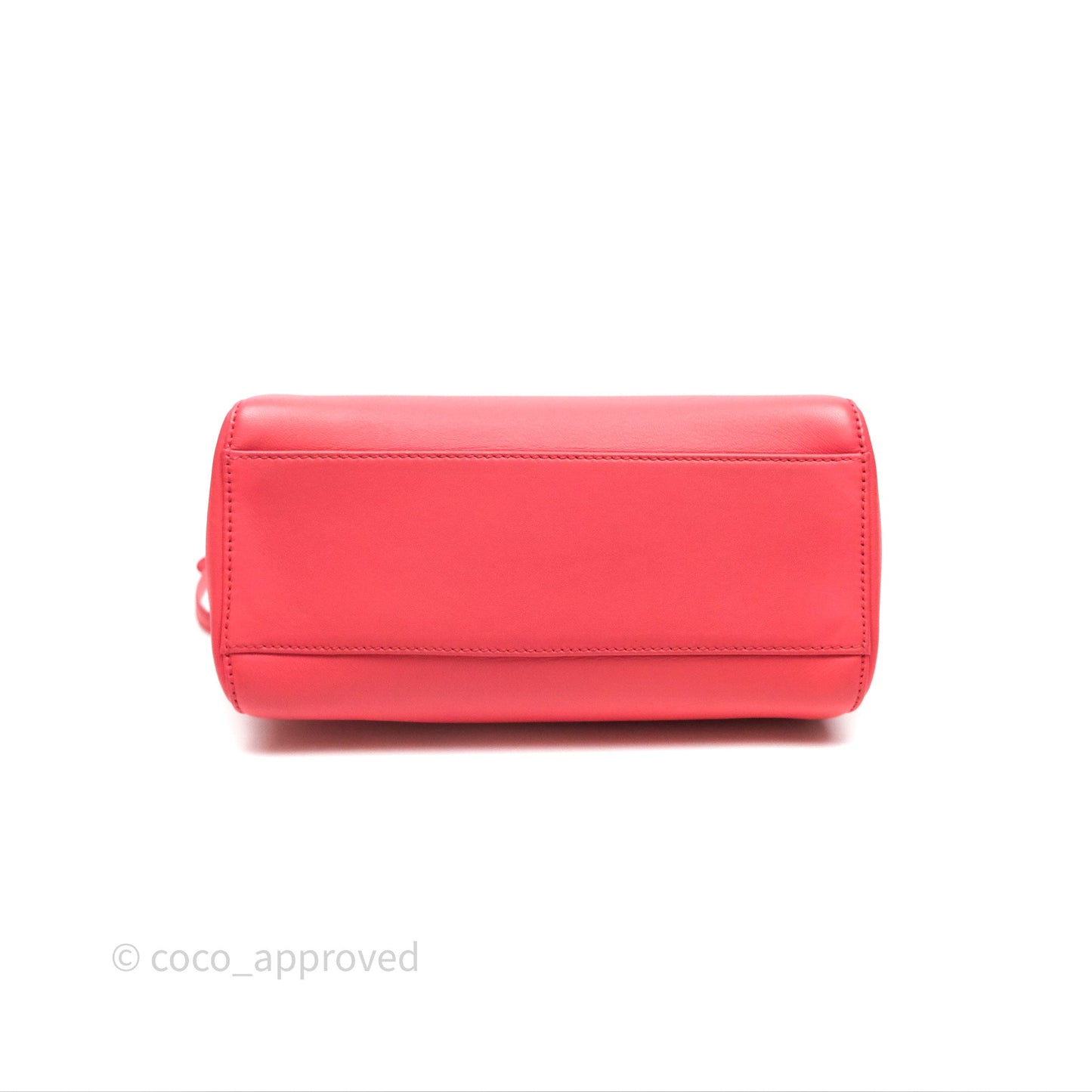 Fendi Nappa Mini Peekaboo Bag Hot Pink