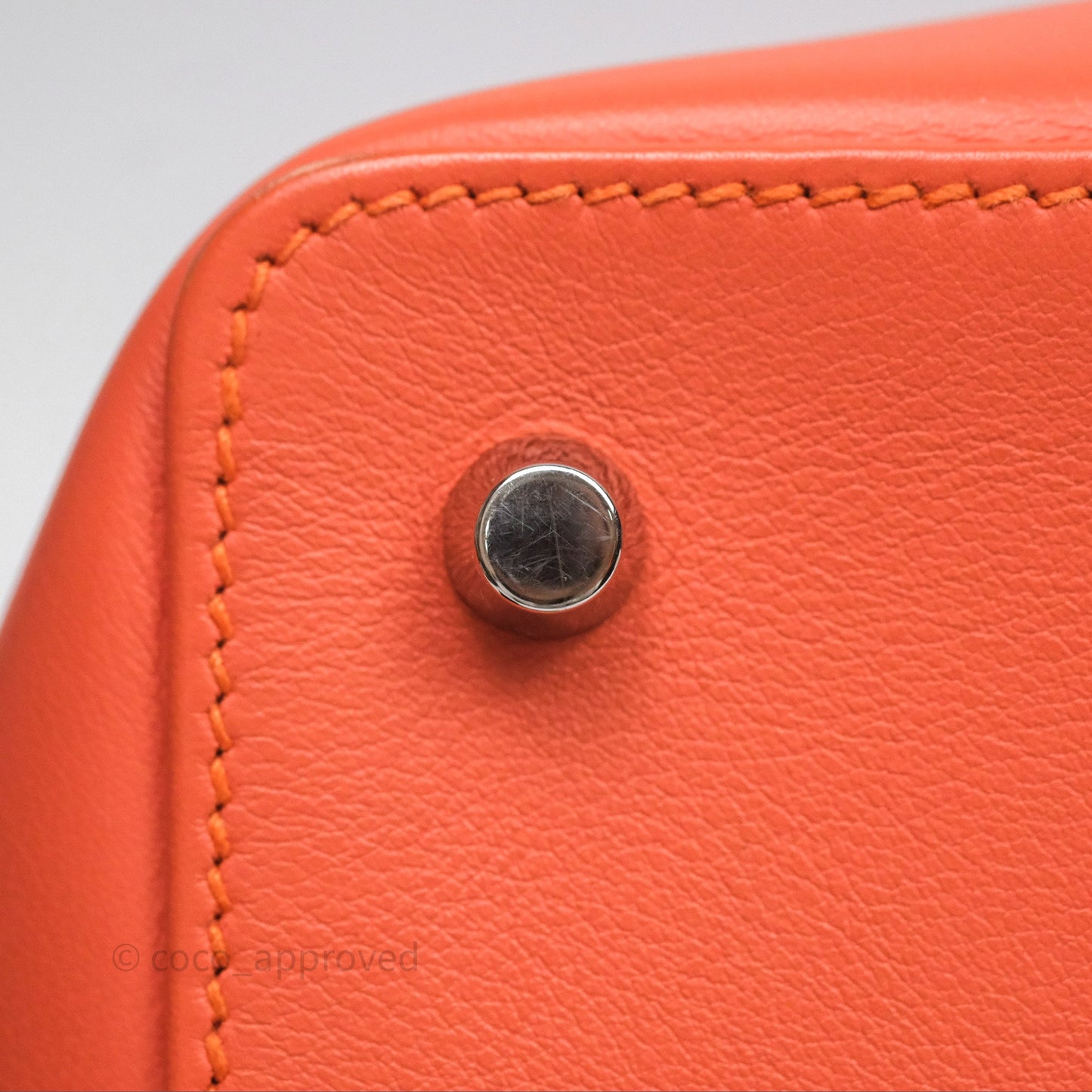 Hermès ToolBox 20 Mangue 9Z Evercolor Palladium Hardware