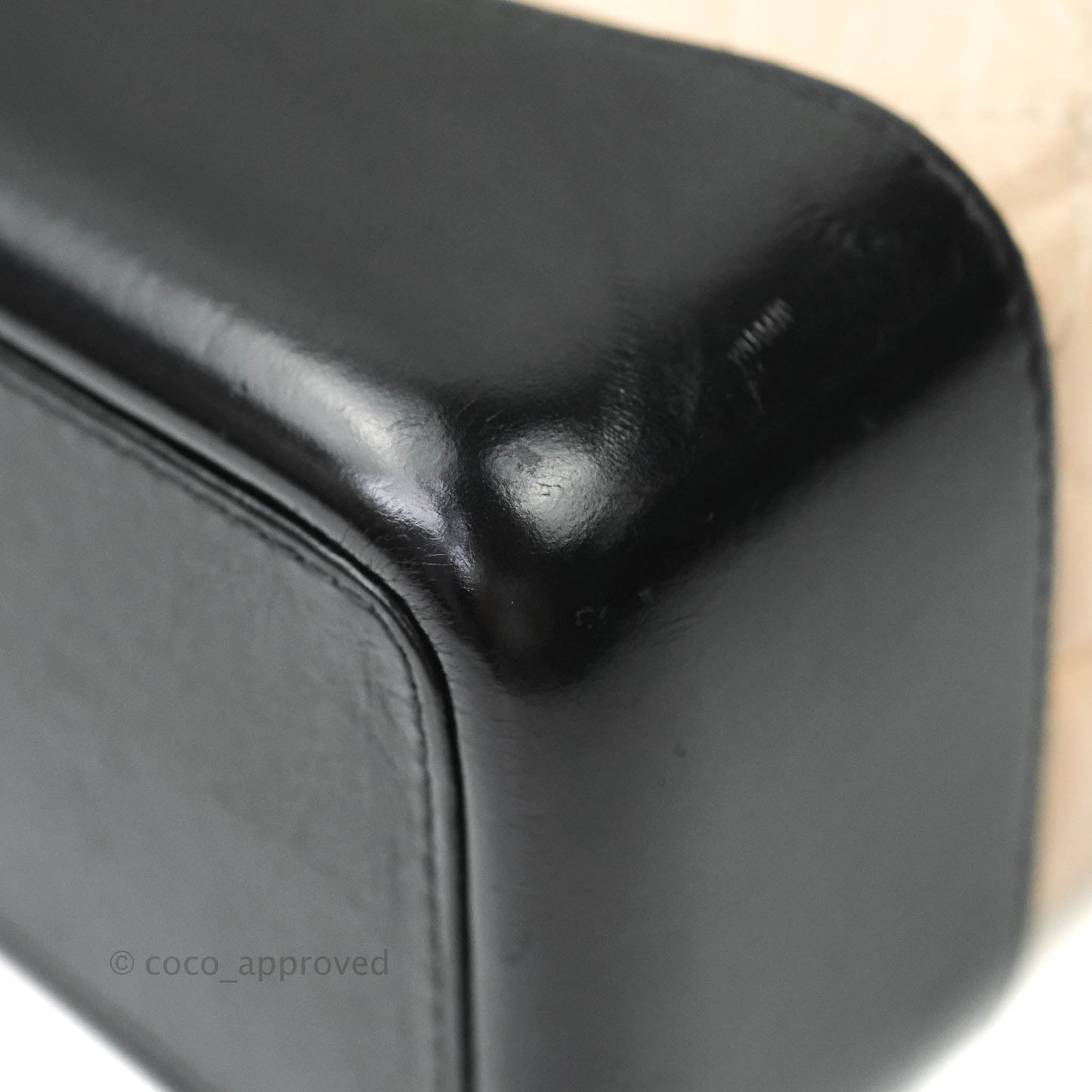 Chanel Quilted Small Gabrielle Backpack Black/Beige Aged Calfskin