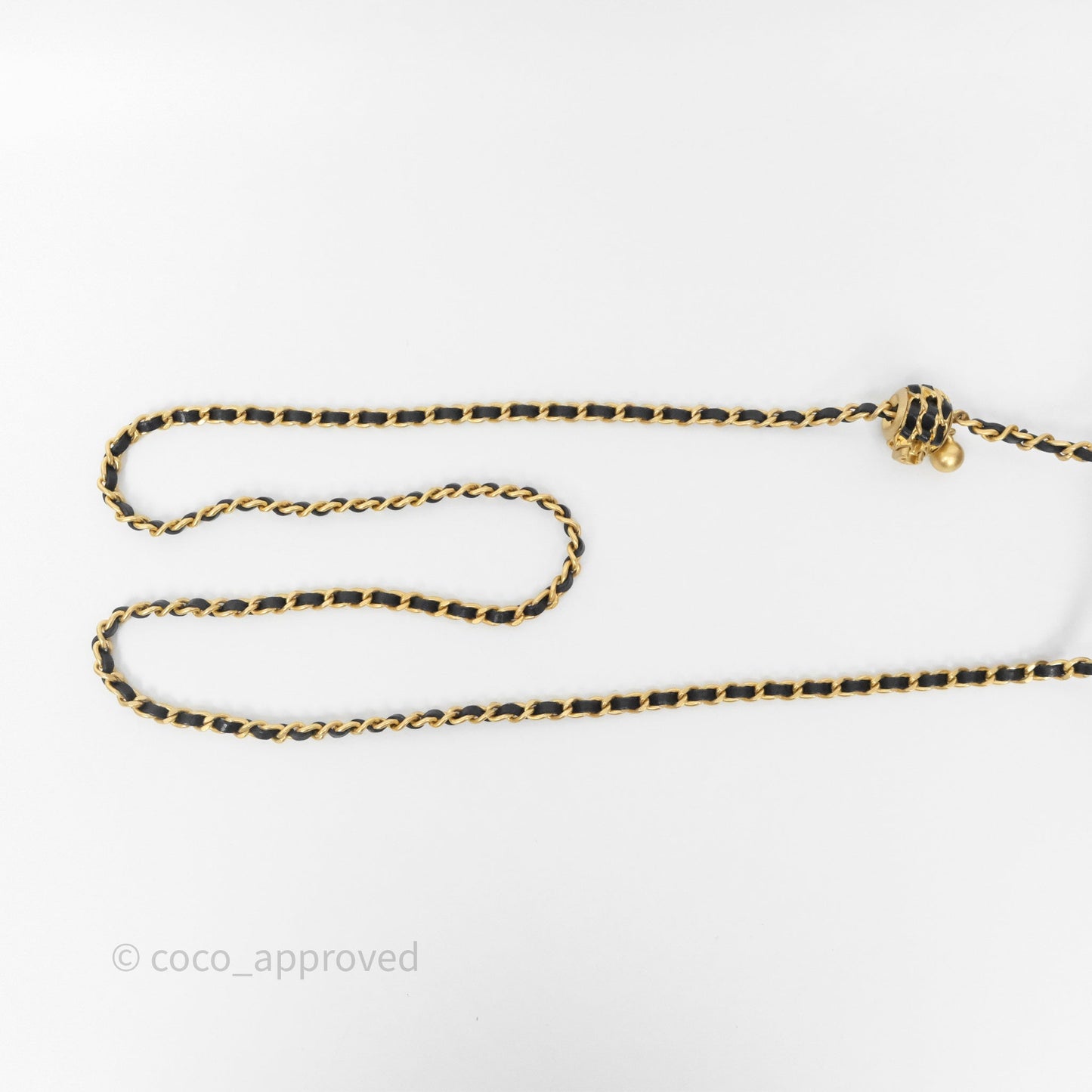 Chanel Quilted Pearl Crush Mini Vanity With Chain Black Lambskin Aged Gold Hardware