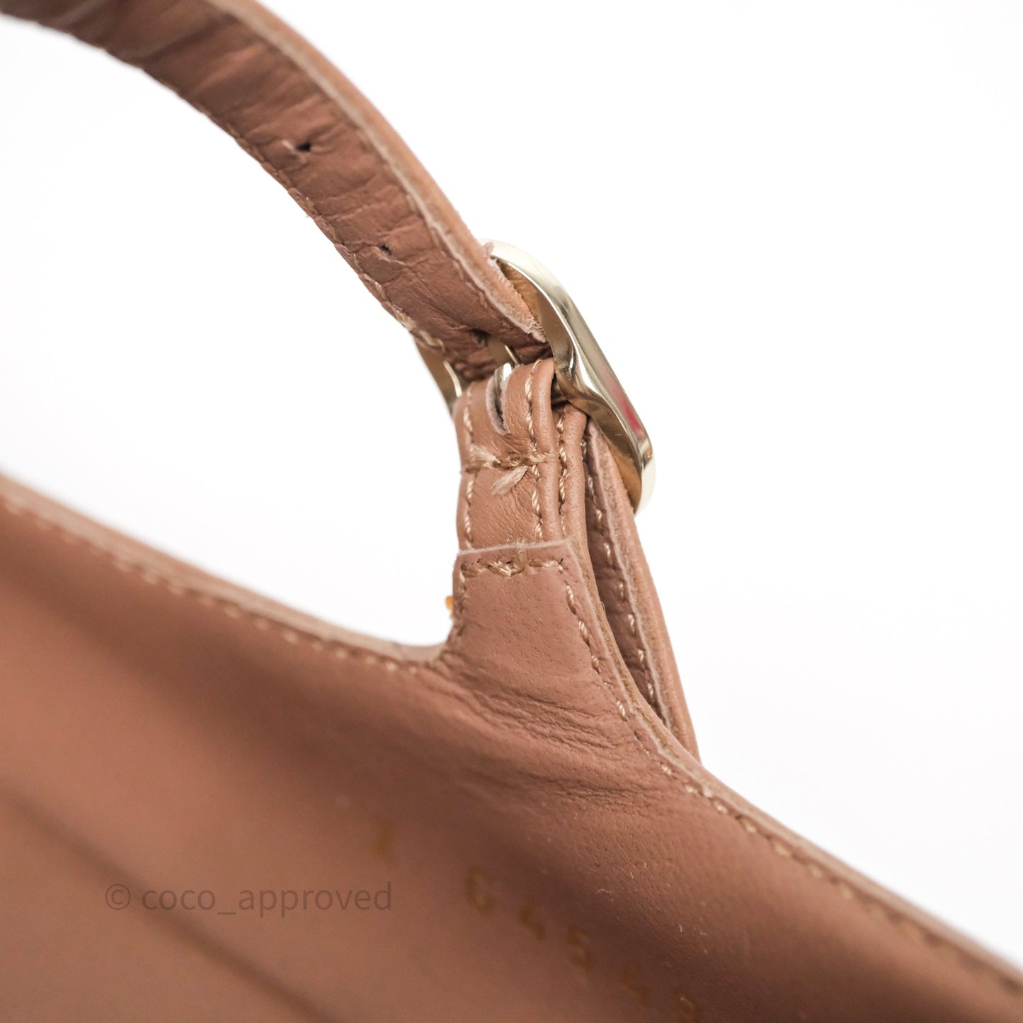 Chanel Crystal CC Flats Dark Beige/ Black Size 38.5