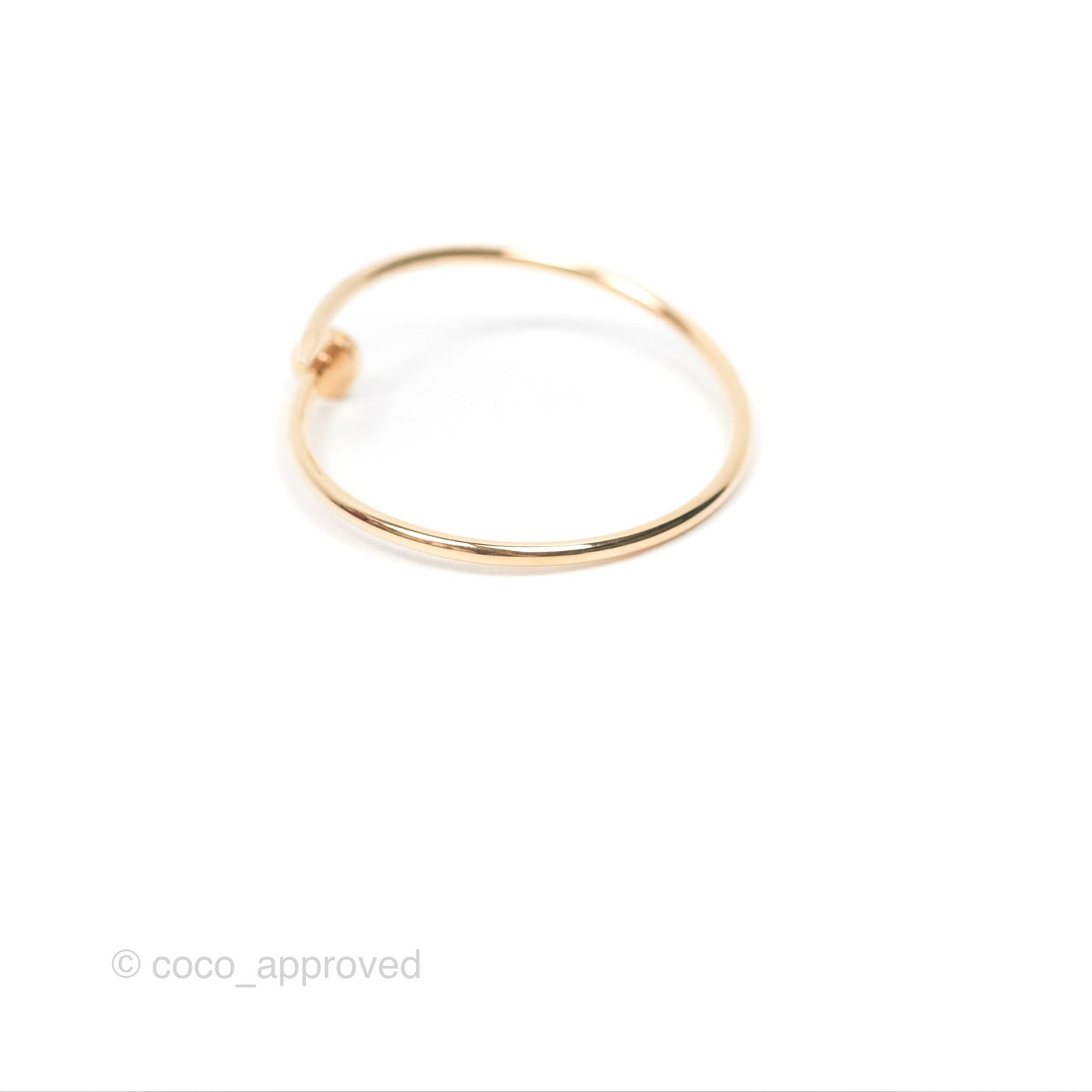 Cartier Small Juste Un Clou Bracelet Rose Gold Size 15