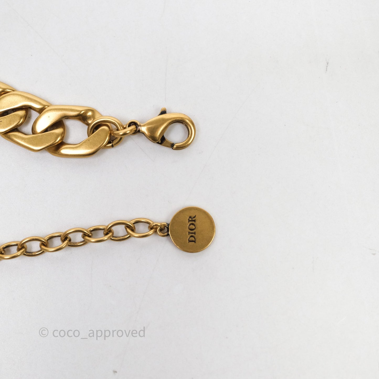 Christian DIor 30 Montaigne Bracelet Gold Tone