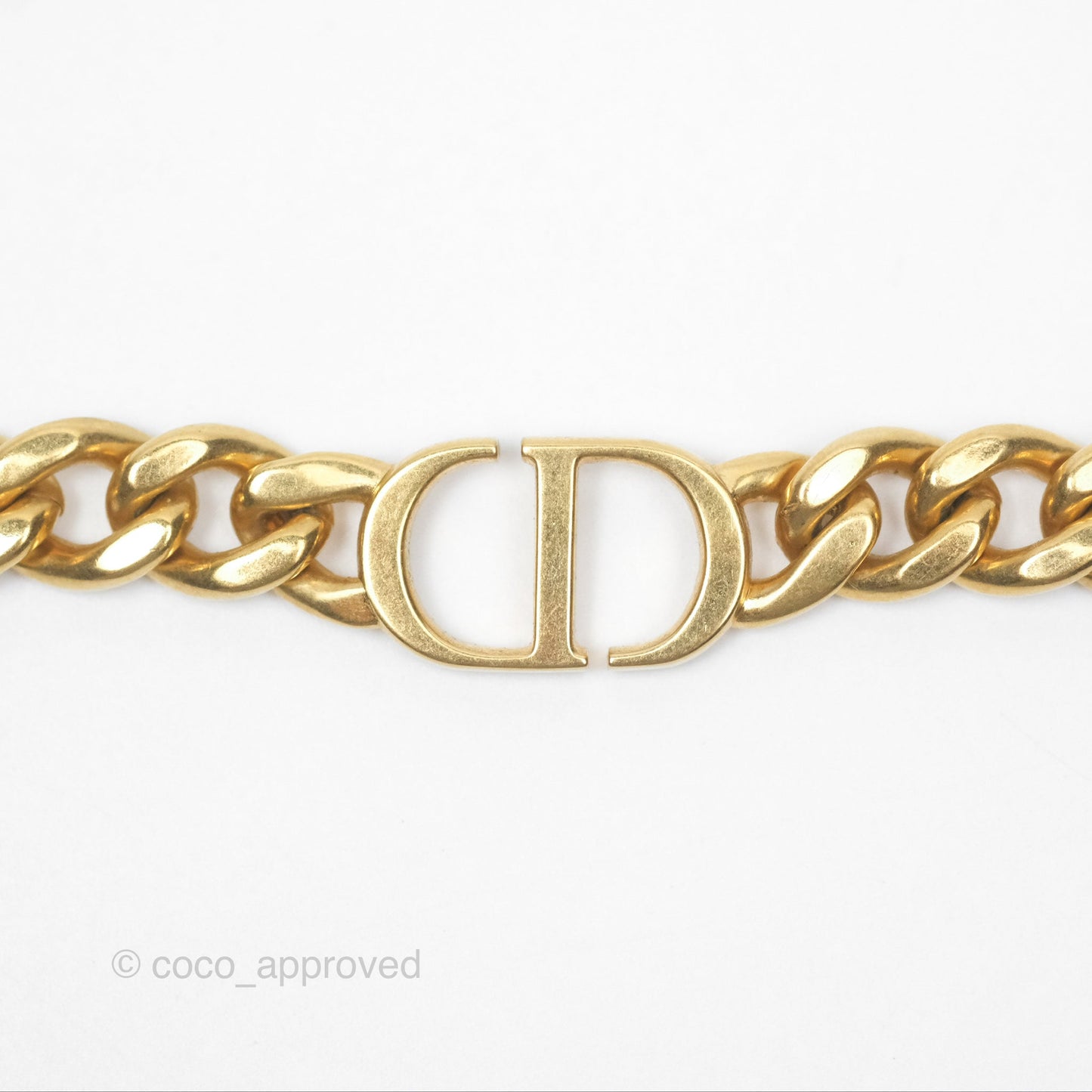 Christian Dior 30 Montaigne Choker Gold Tone