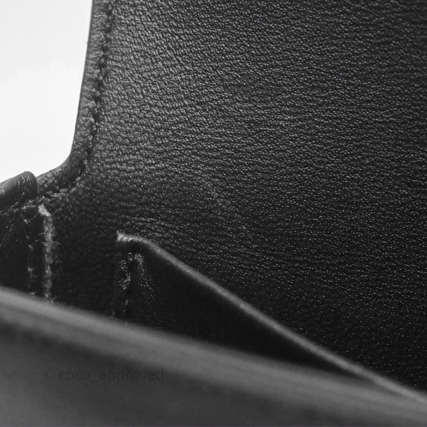 Celine Triomphe Shoulder Bag Black Calfskin