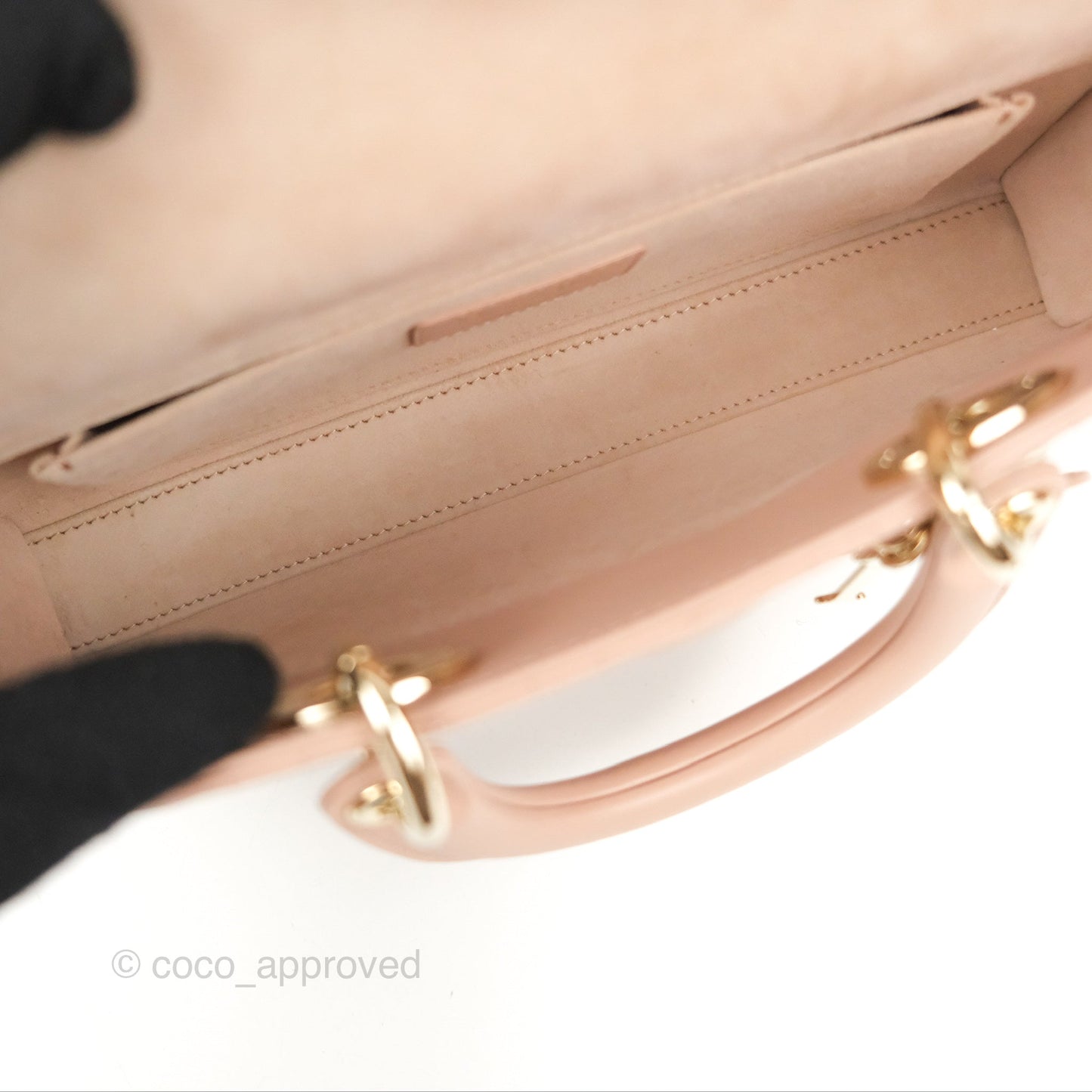 Dior Medium Lady D-Joy Bag Nude Pink Lambskin Cannage
