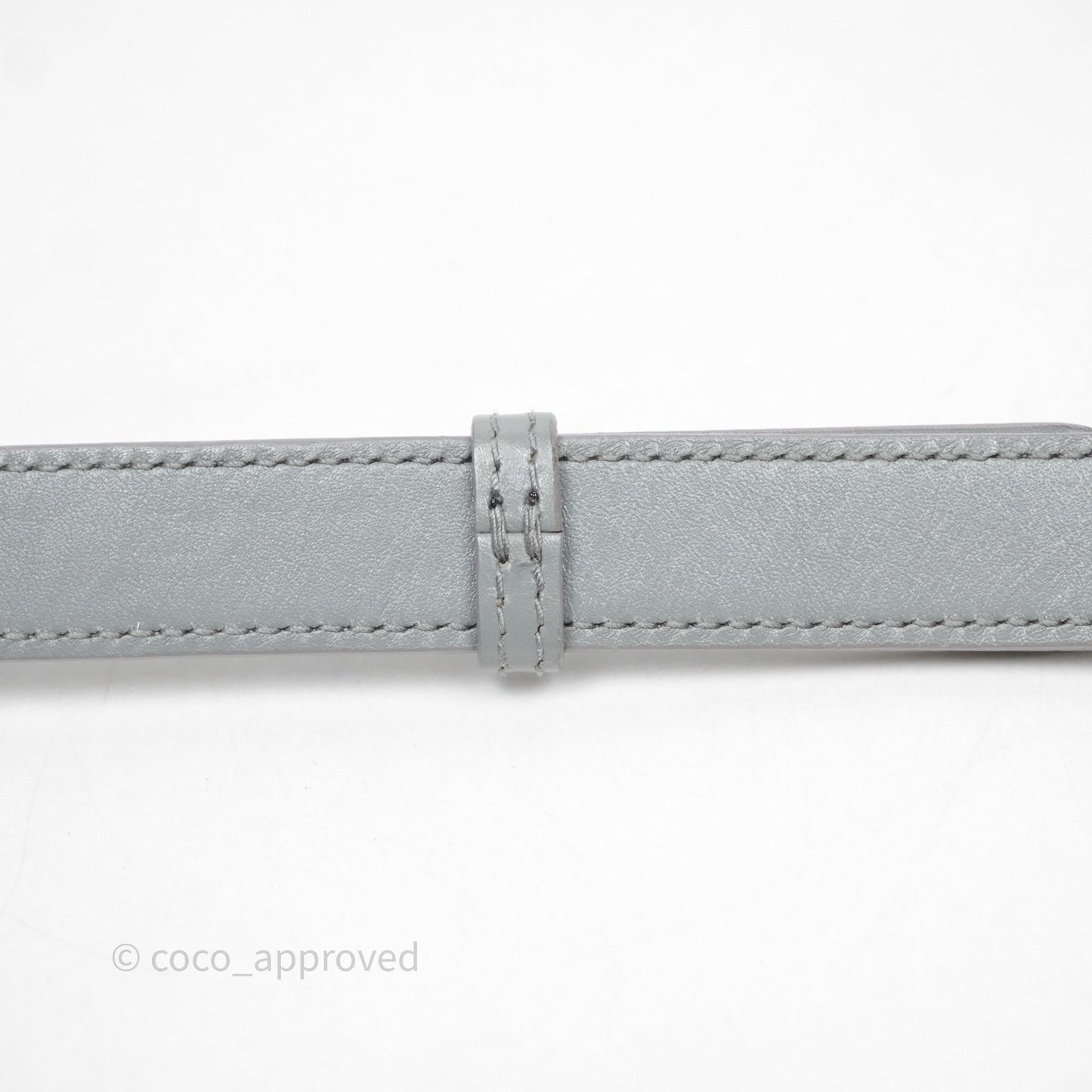 Christian Dior Medium Bobby Flap Grey Box Calfskin