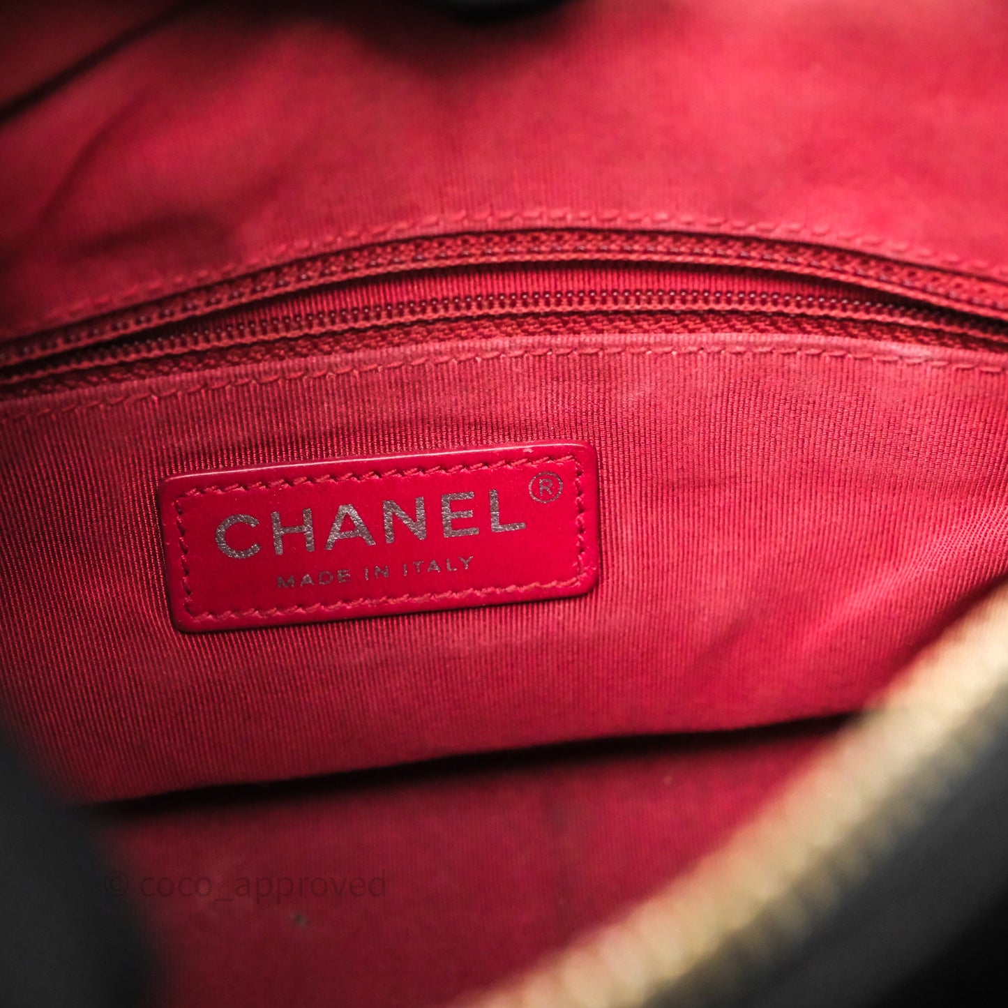 Chanel Small Gabrielle Hobo Quilted Black Aged Calfskin