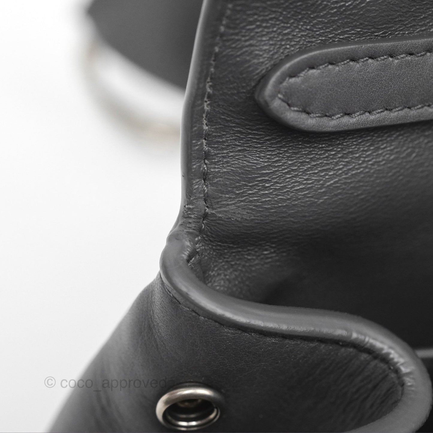 Balenciaga Rodeo Mini in Grey Smooth Calfskin Antique Silver Hardware