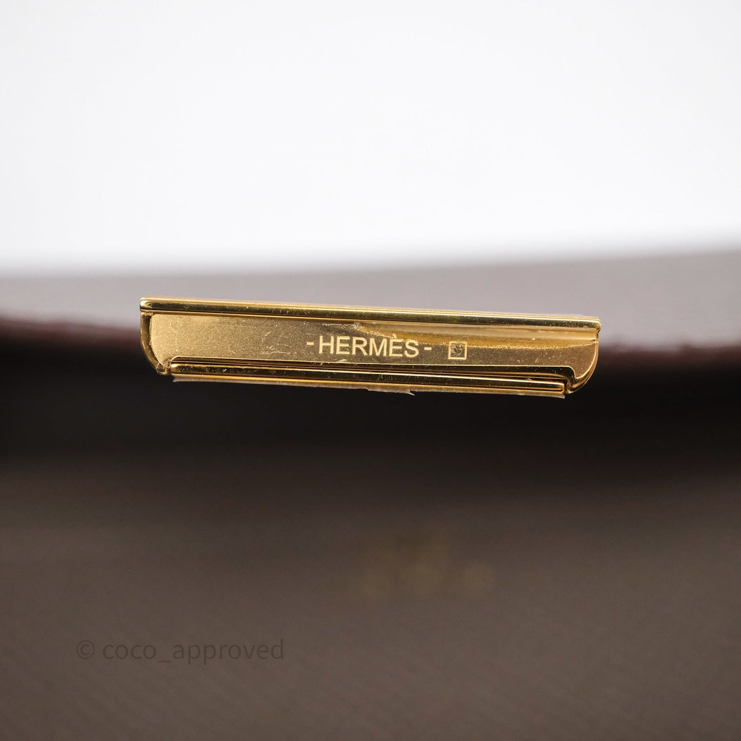 Hermès Constance To Go Wallet Gris Etain 8F Epsom Gold hardware